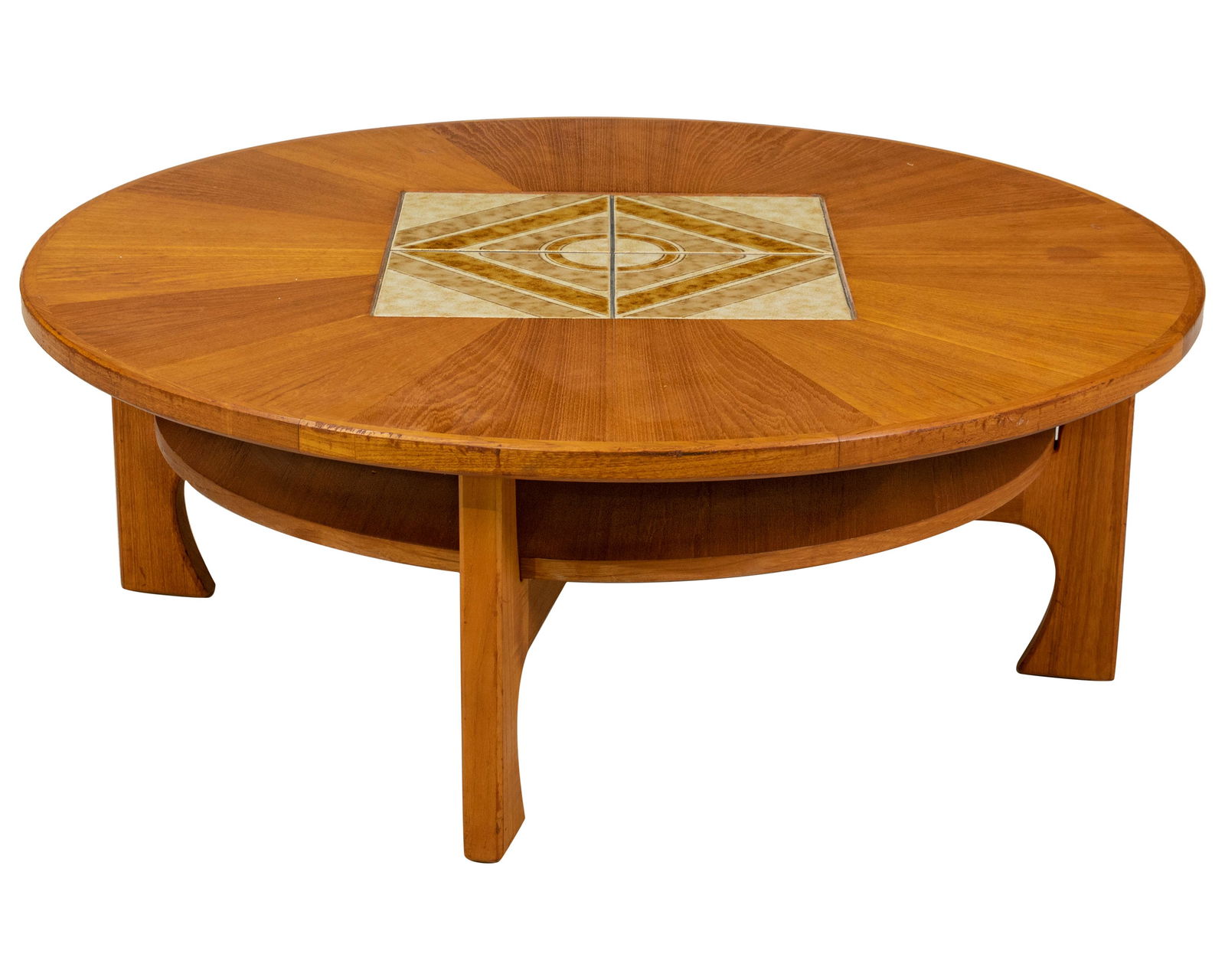 Danish Teak and Tile Coffee Table (1 of 4)