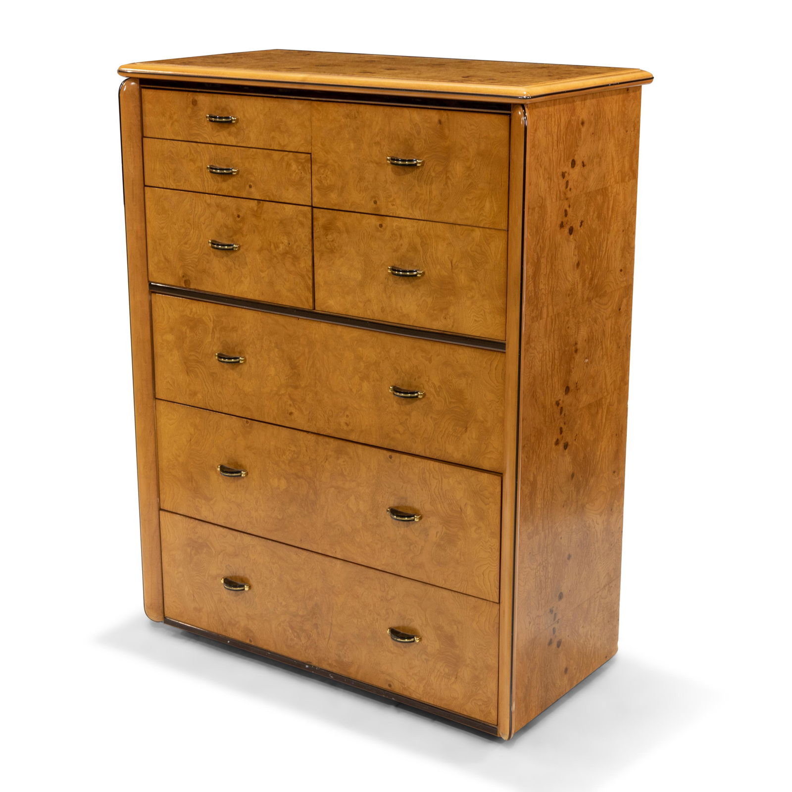 Lane - Burl High Chest (1 of 4)