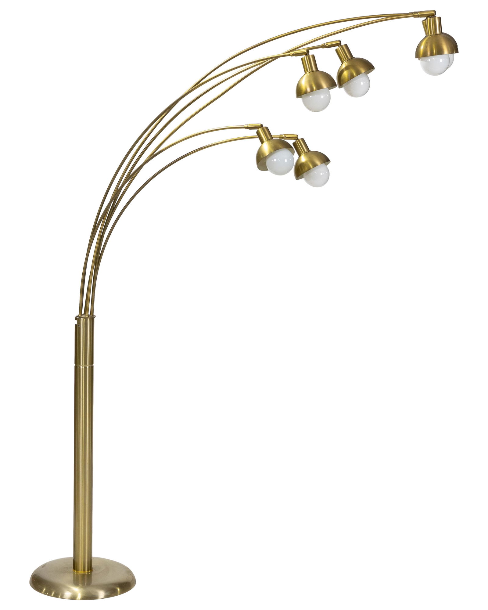 Brass Finish 6 Light Arc Lamp (1 of 2)