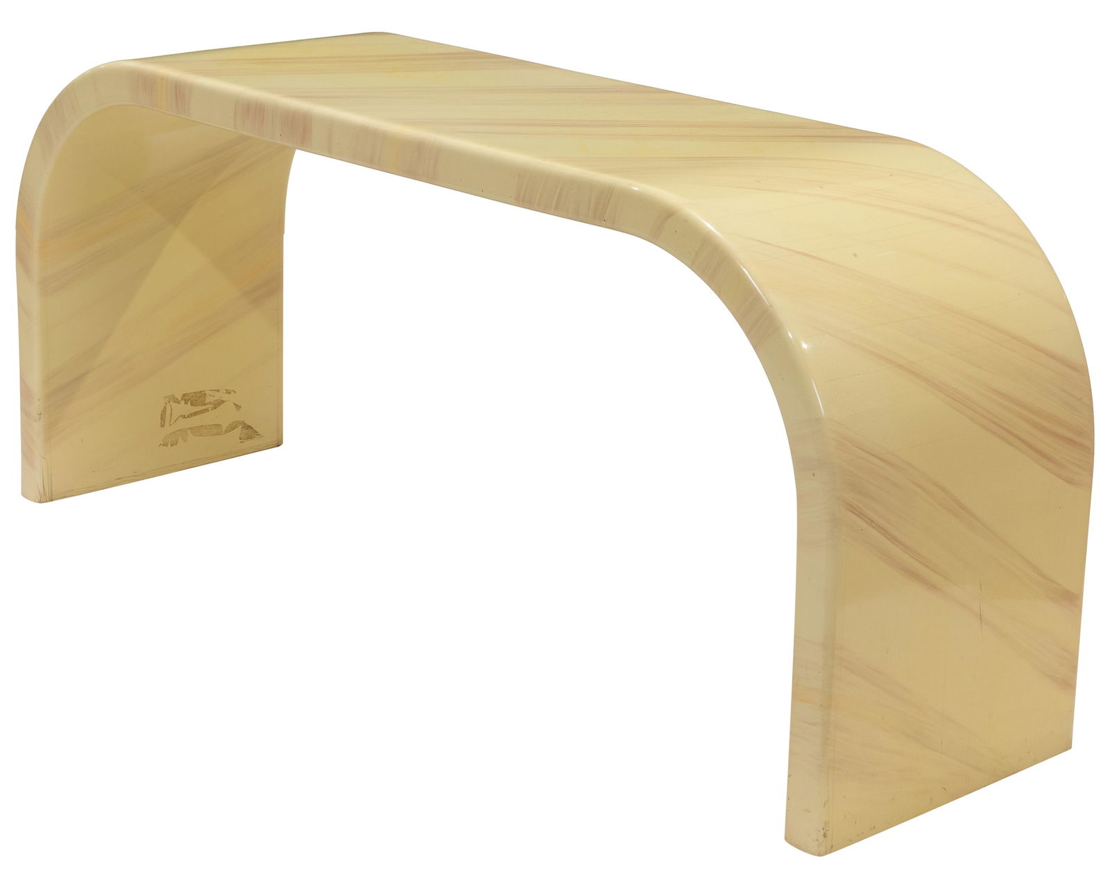 Karl Springer Style Lacquer Console (1 of 2)