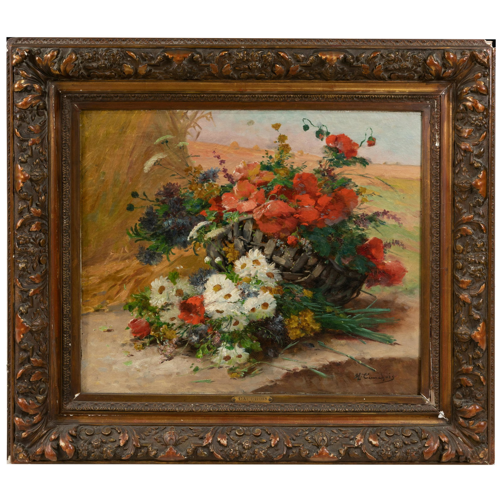 Eugene Henri Cauchois - Oil on Canvas (1 of 7)