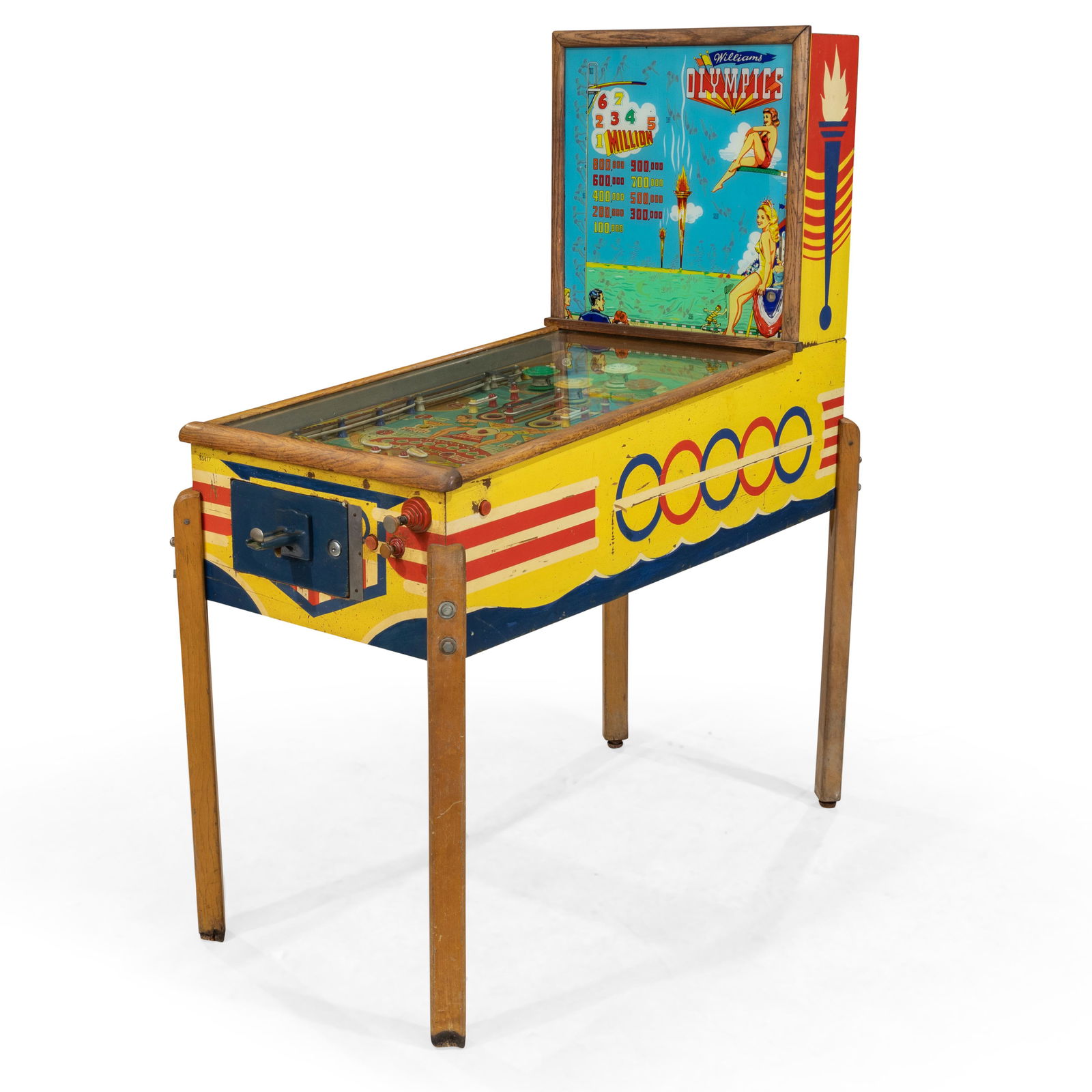 Williams - Olympics  Two Cent Pinball Machine (1 of 10)