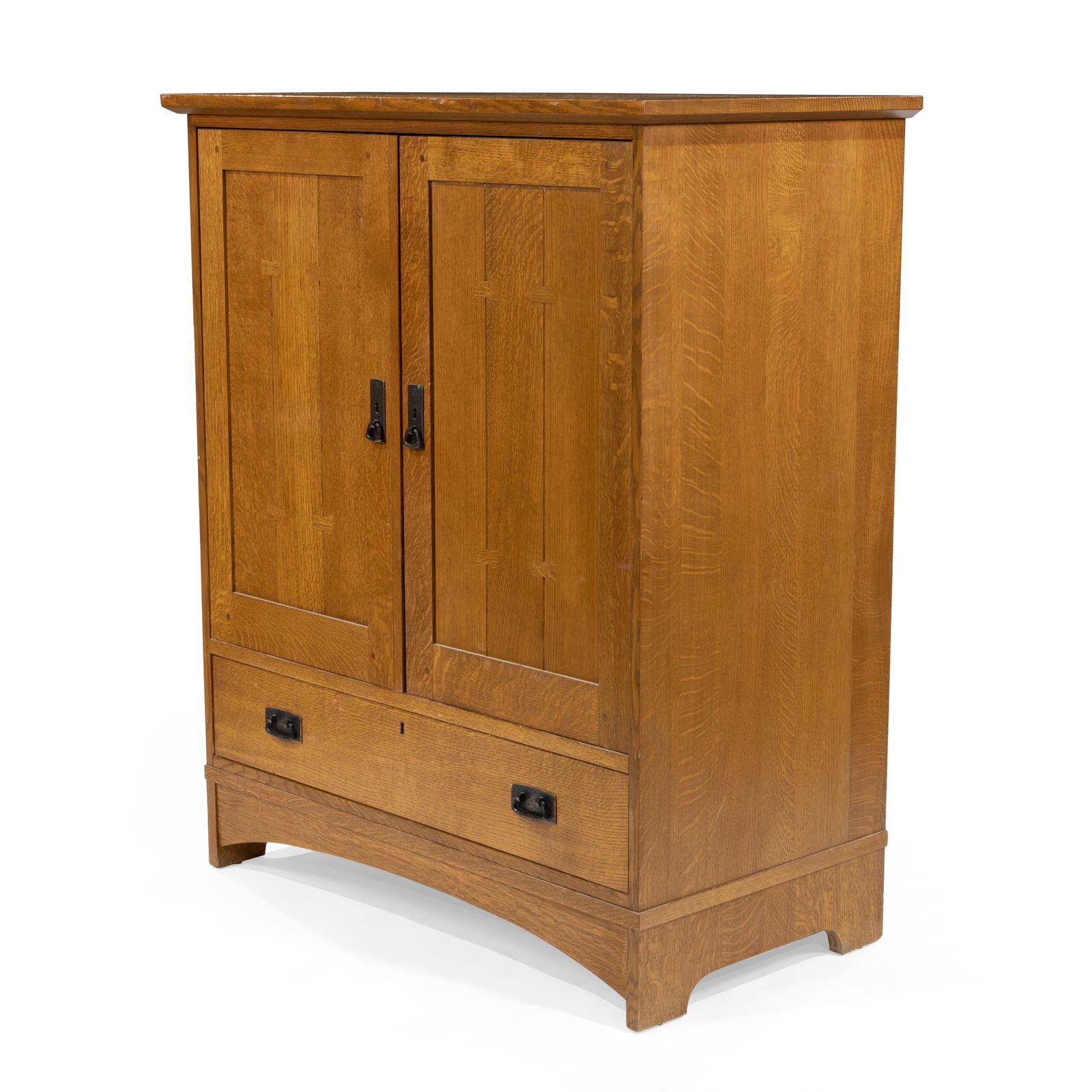 Stickley Oak Entertainment Center Dec 19, 2019 Regency Auction