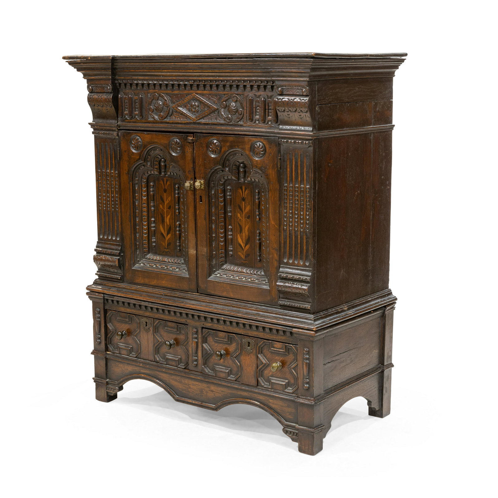 English Two Part Cupboard (1 of 5)