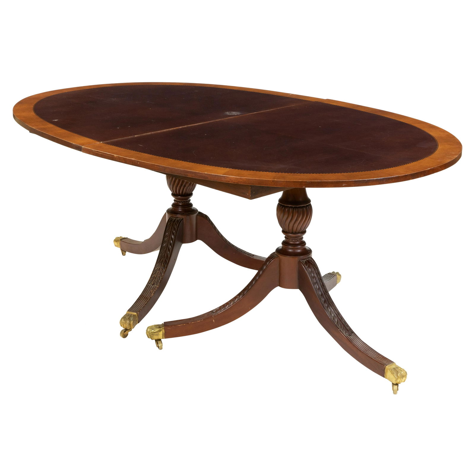Mahogany Double Pedestal Dining Table (1 of 4)