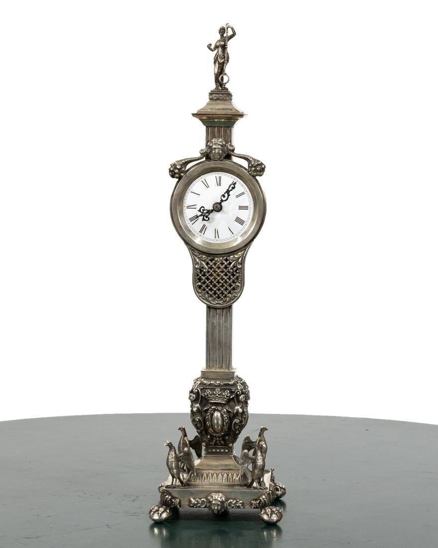 Sterling Silver Tall Clock (1 of 7)