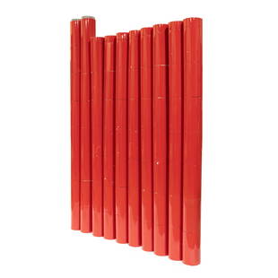 Pierluigi Spadolini - Kartell -  Room Divider: Description - Pierluigi Spadolini for Kartell red tube room divider. Dimensions - as photographed - 96" x 68" x 7"