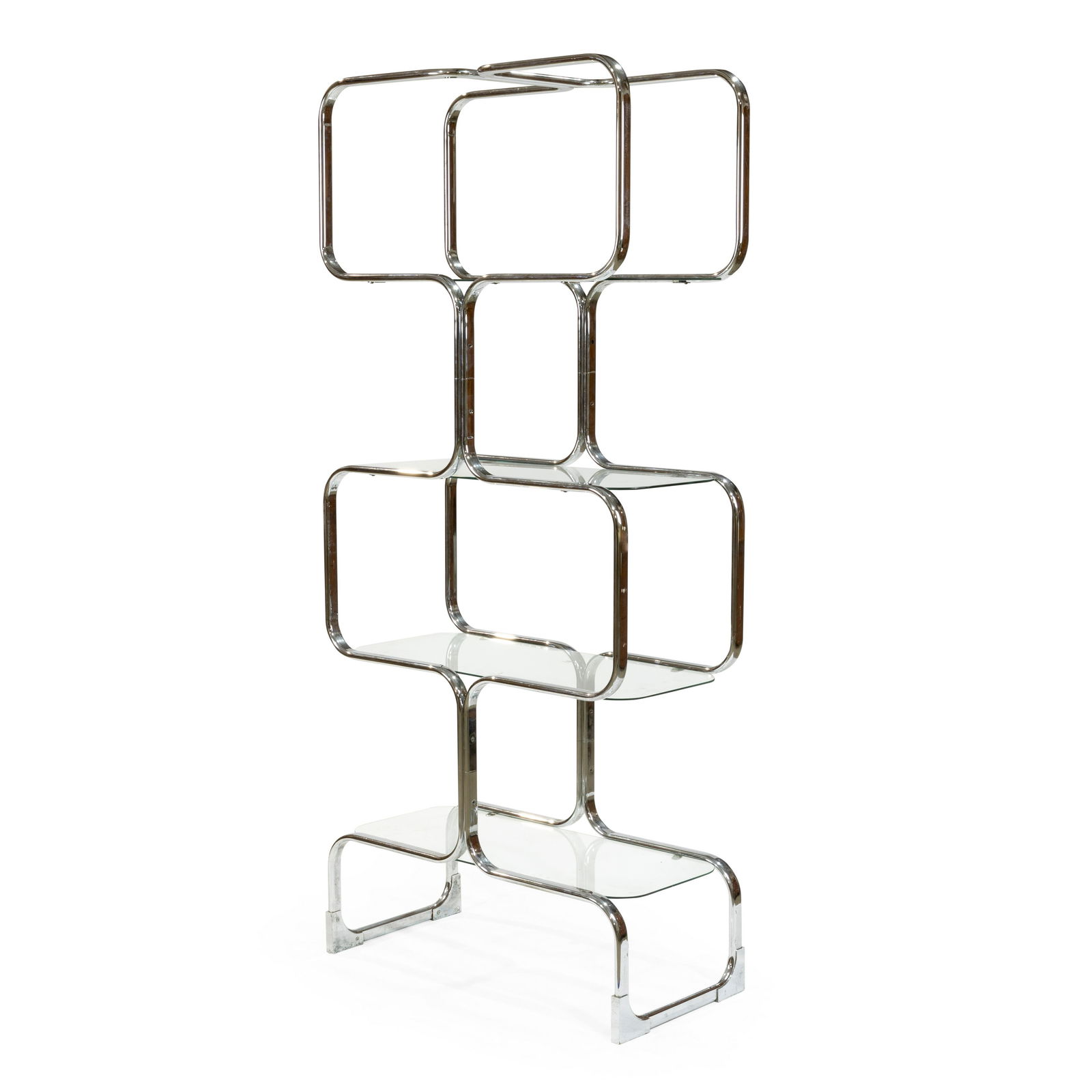 Tricom - Italian Chrome Etagere (1 of 3)