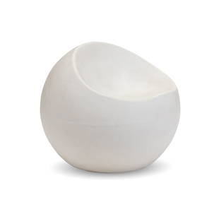 Finn Stone - Ball Chair: Description - Finn Stone ball chair. Dimensions - 25" x 24"