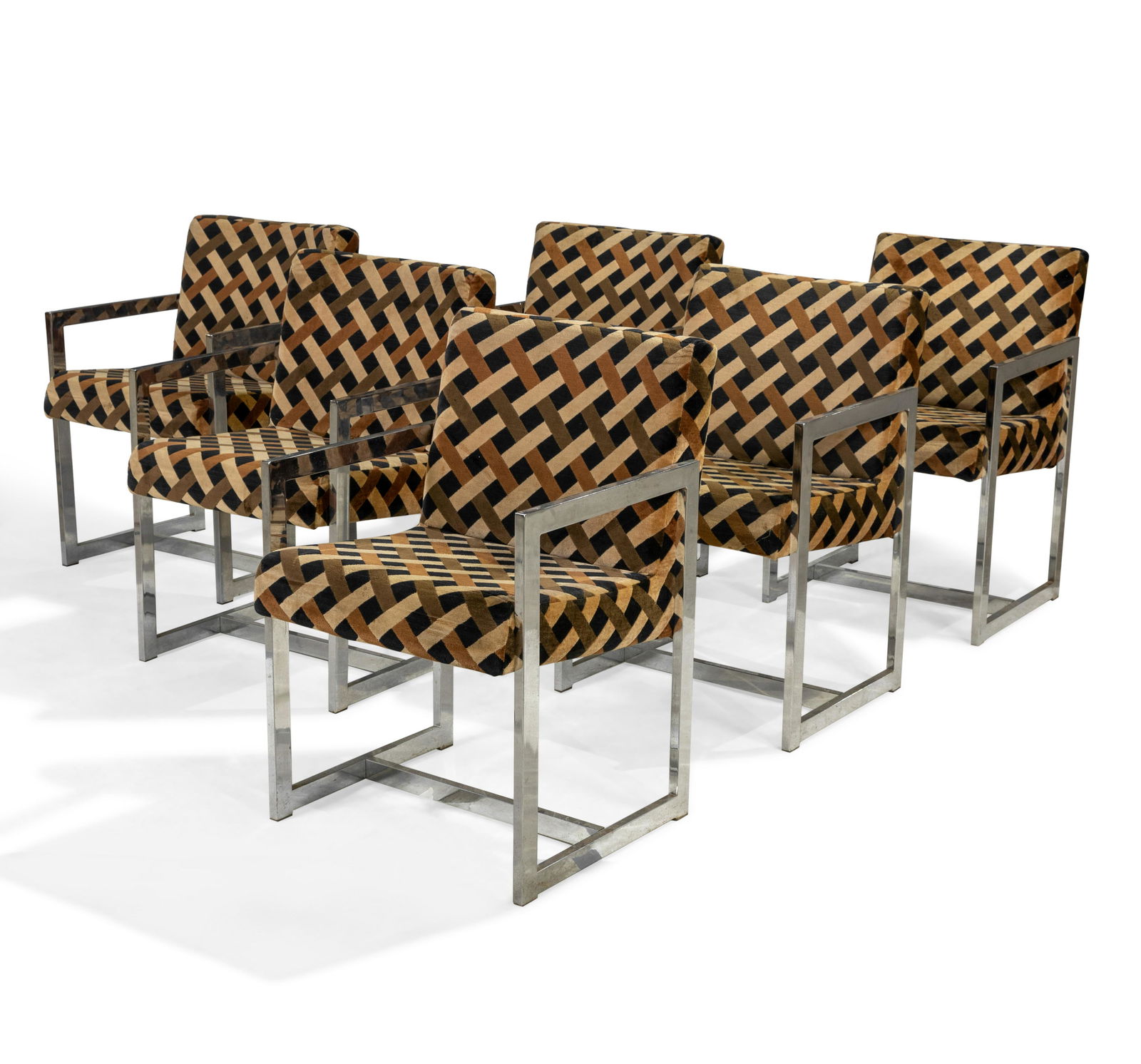 Milo Baughman Style Chrome Chairs - 6 (1 of 2)