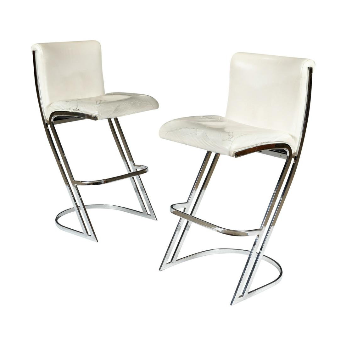 Chrome Z Stools - 2 (1 of 2)