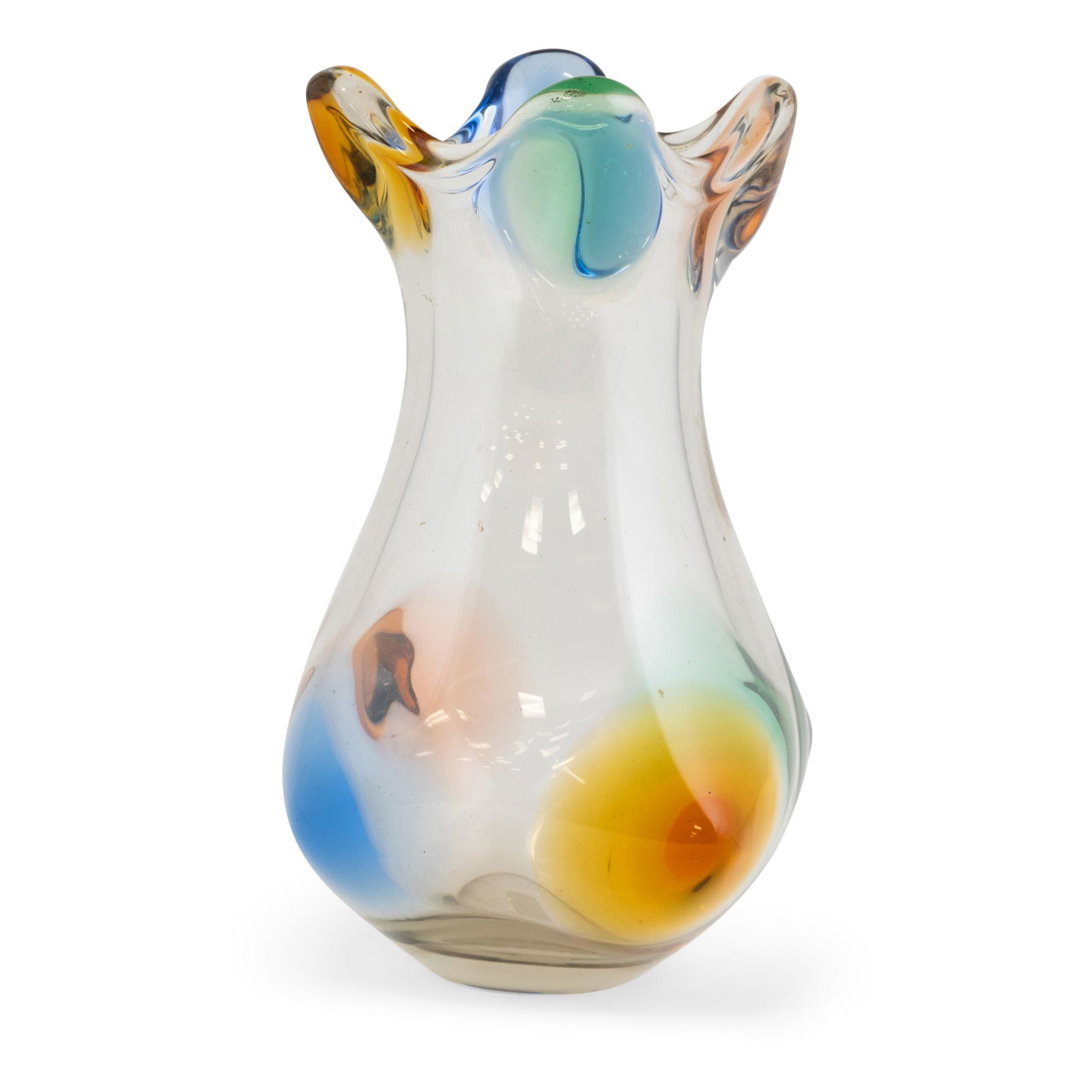 Murano - Multi-Color Glass Vase (1 of 4)