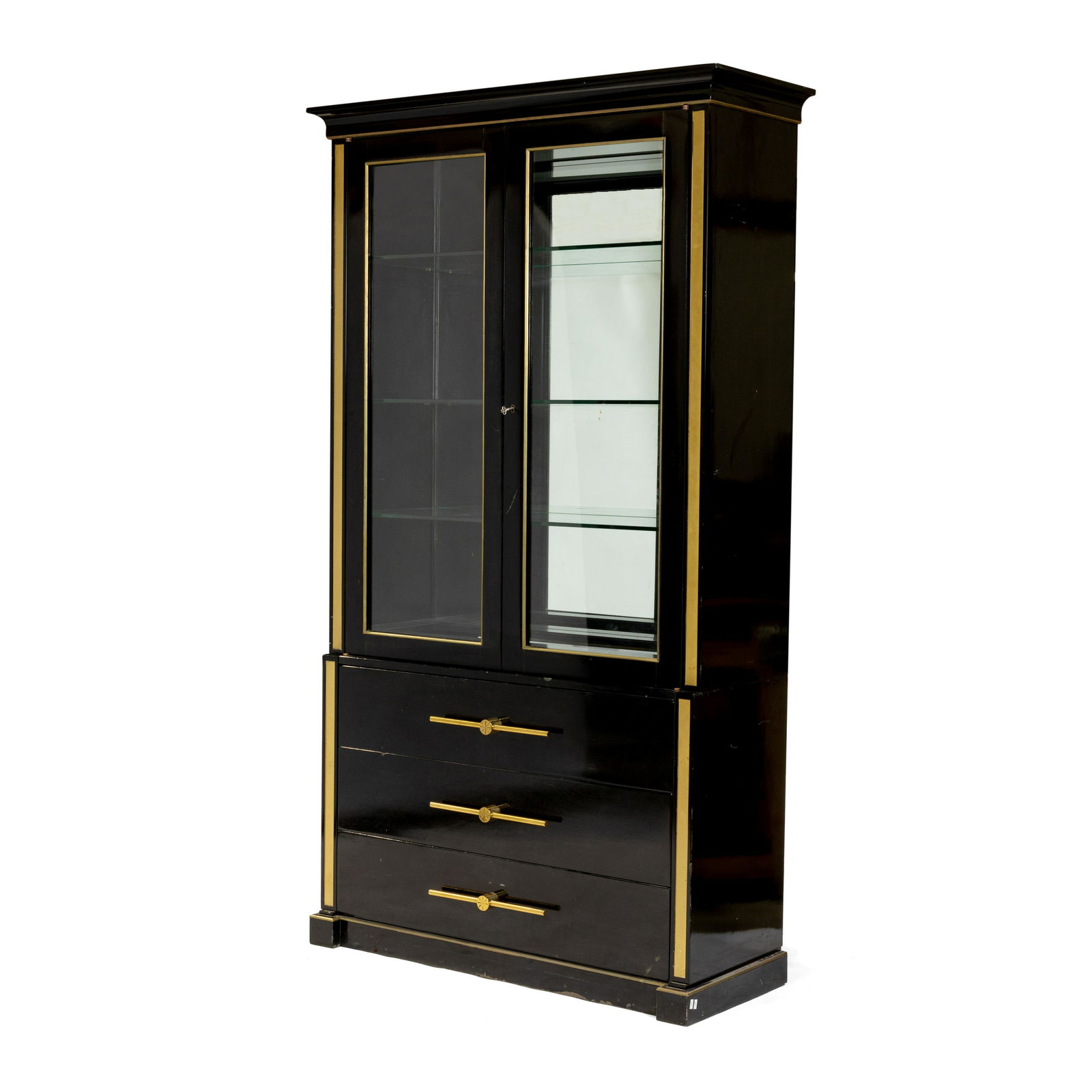 Tommi Parzinger Style Two Part Cabinet (1 of 5)