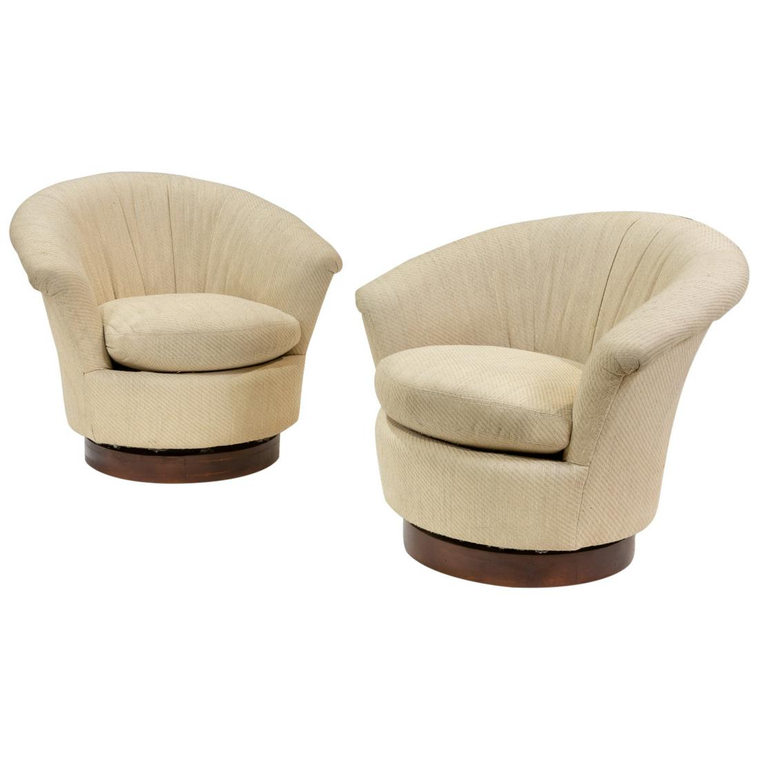 Mid Century Swivel Chairs - Pair (1 of 4)