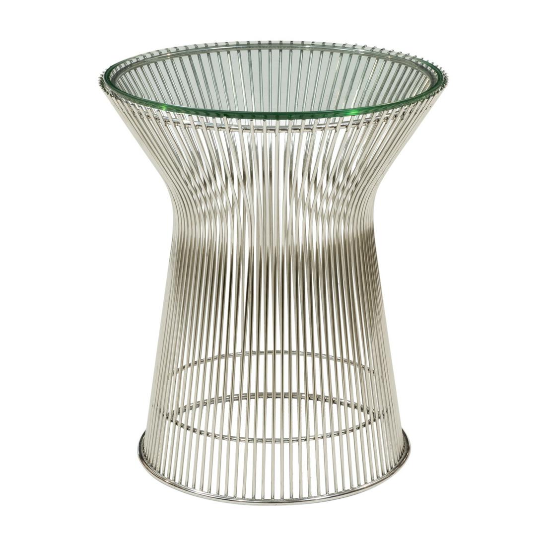 Warren Platner (After) - Side Table: Description - Side table in the manor of Warren Platner. Dimensions - 18" x 16"