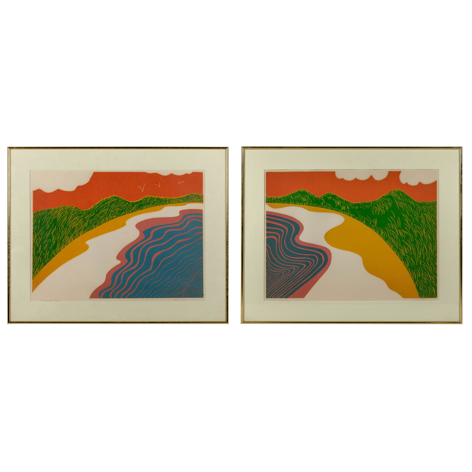 Judy Targan - Pair Lithographs - Signed (1 of 7)