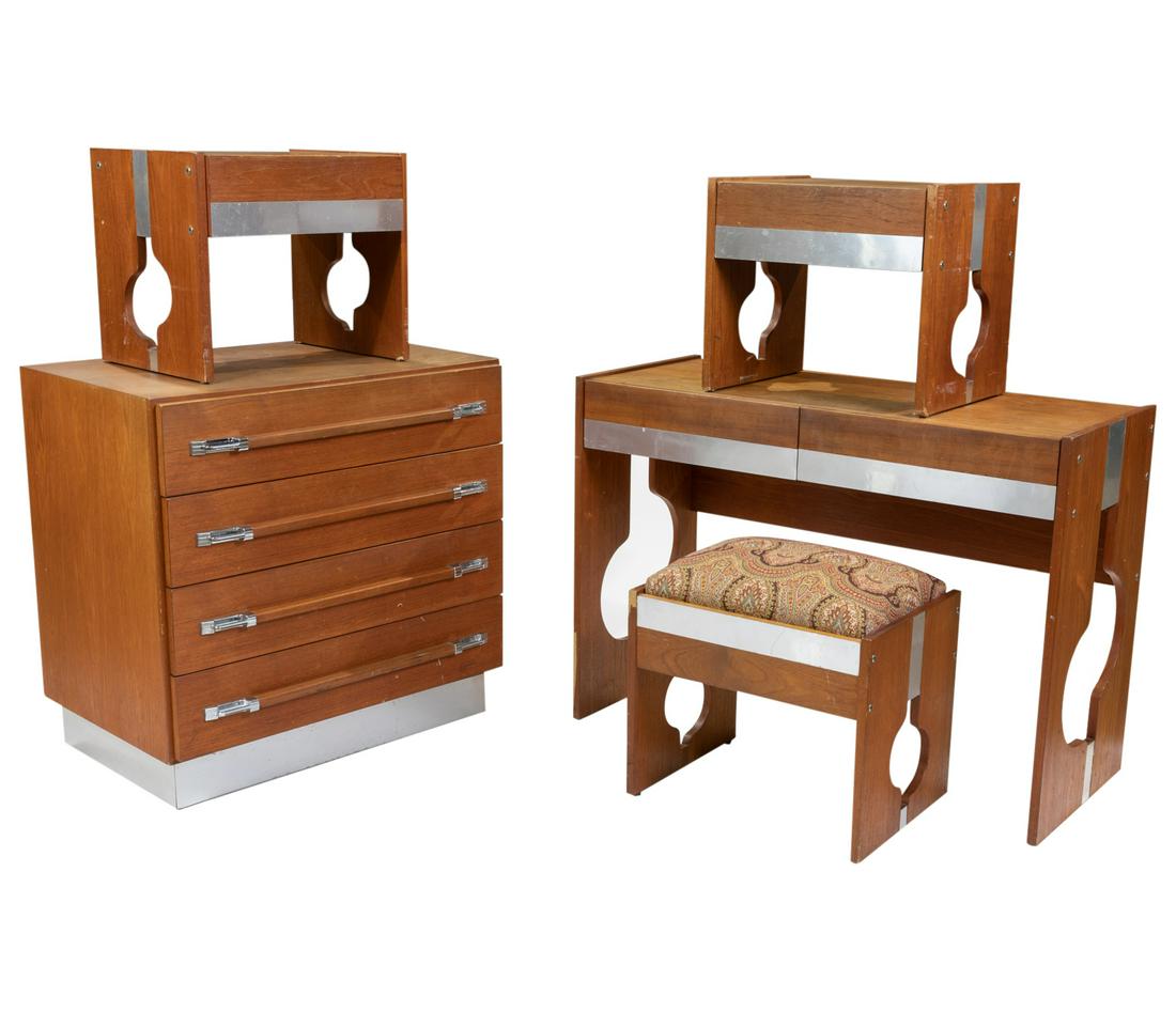 Mid Century Teak Bedroom Set - 5 Piece (1 of 5)