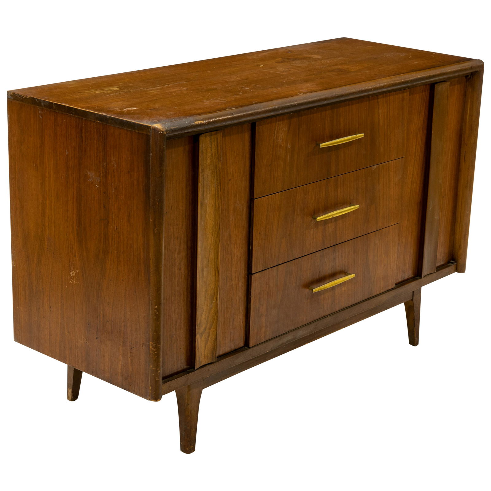 Walnut Compact Credenza (1 of 3)