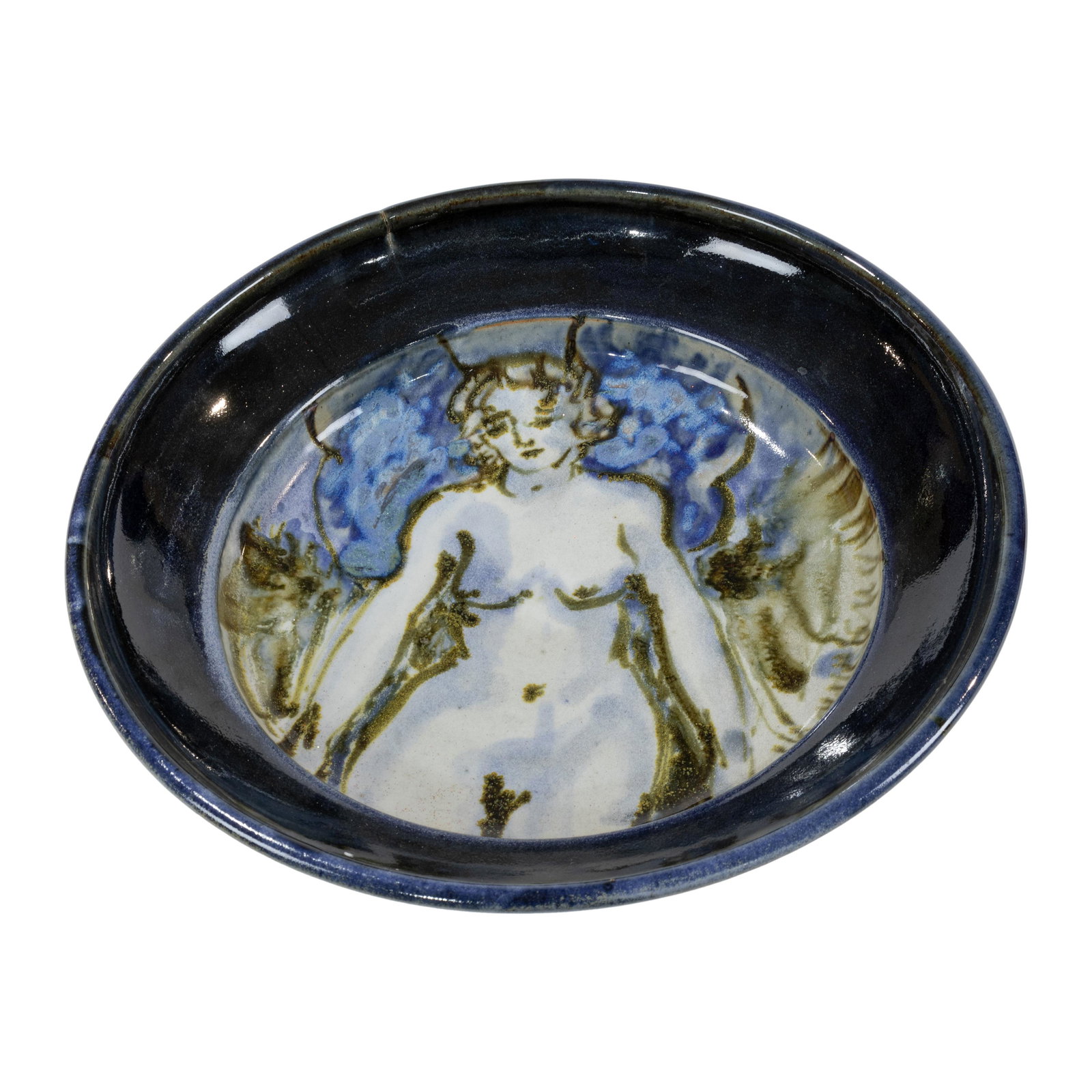 Figural Pottery Bowl (1 of 5)
