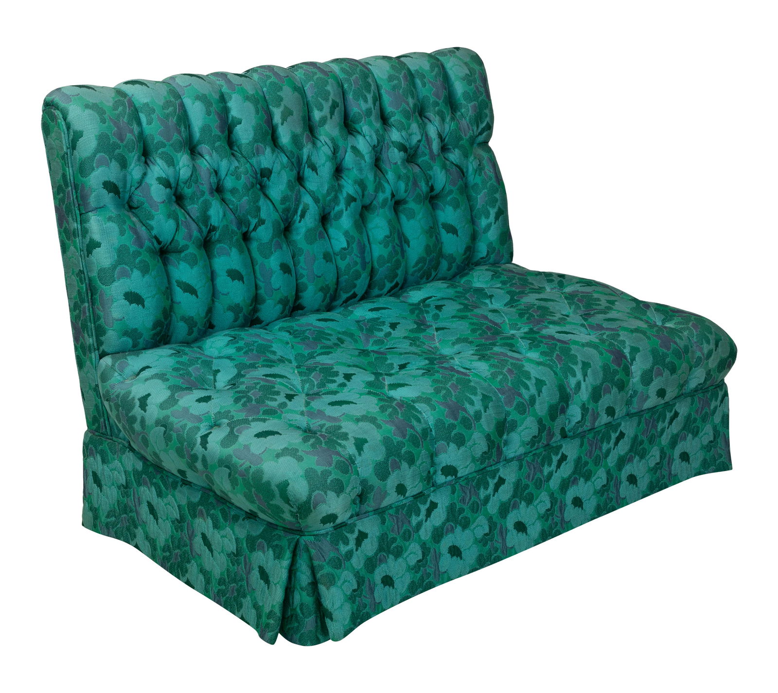 Mid Century Tufted Loveseat (1 of 1)