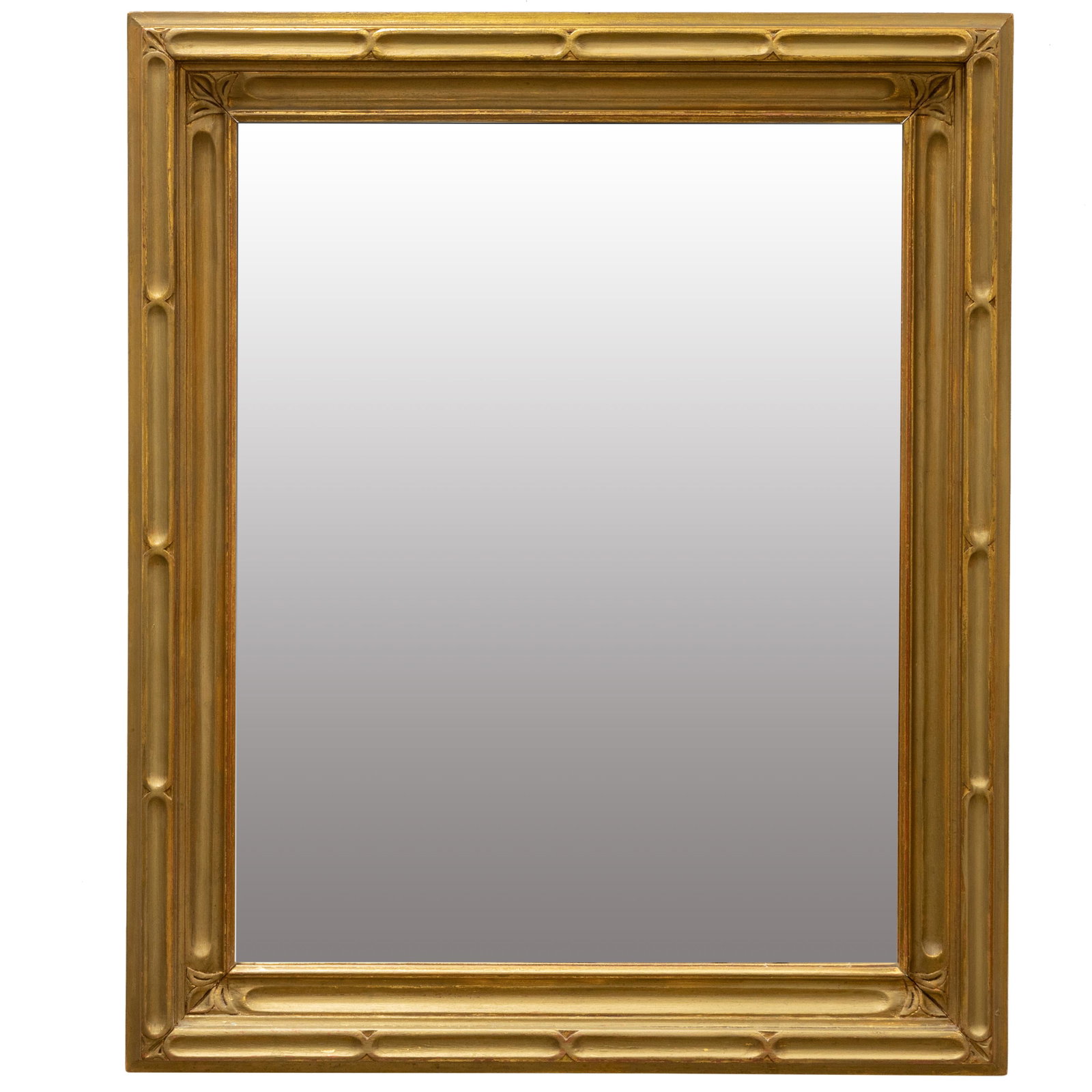 Newcomb Macklin Style - Frame with Mirror: Description - Antique Newcomb Macklin style frame with mirror. Dimensions -30.5" x 24.5"