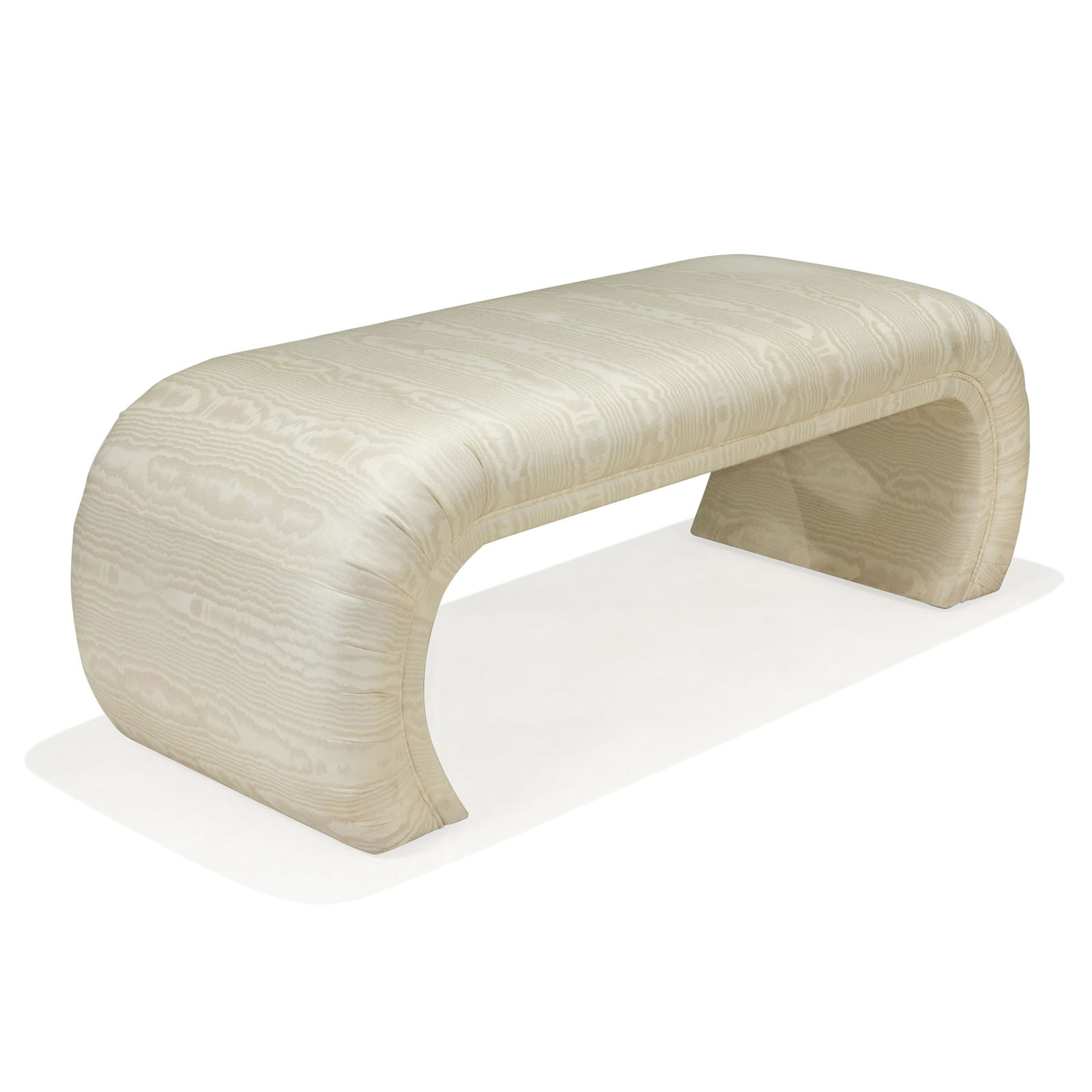 Karl Springer Style Waterfall Bench (1 of 2)