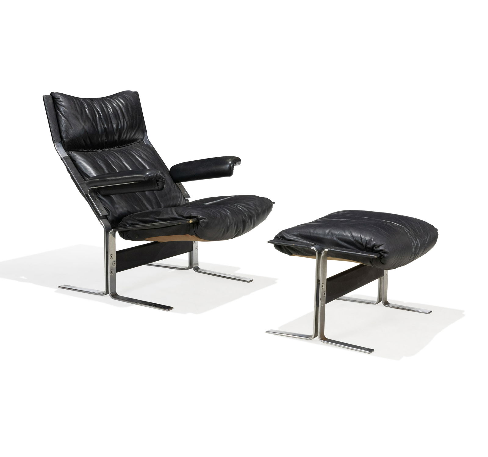 Ingmar Relling (Attr.) - Chair & Ottoman (1 of 4)