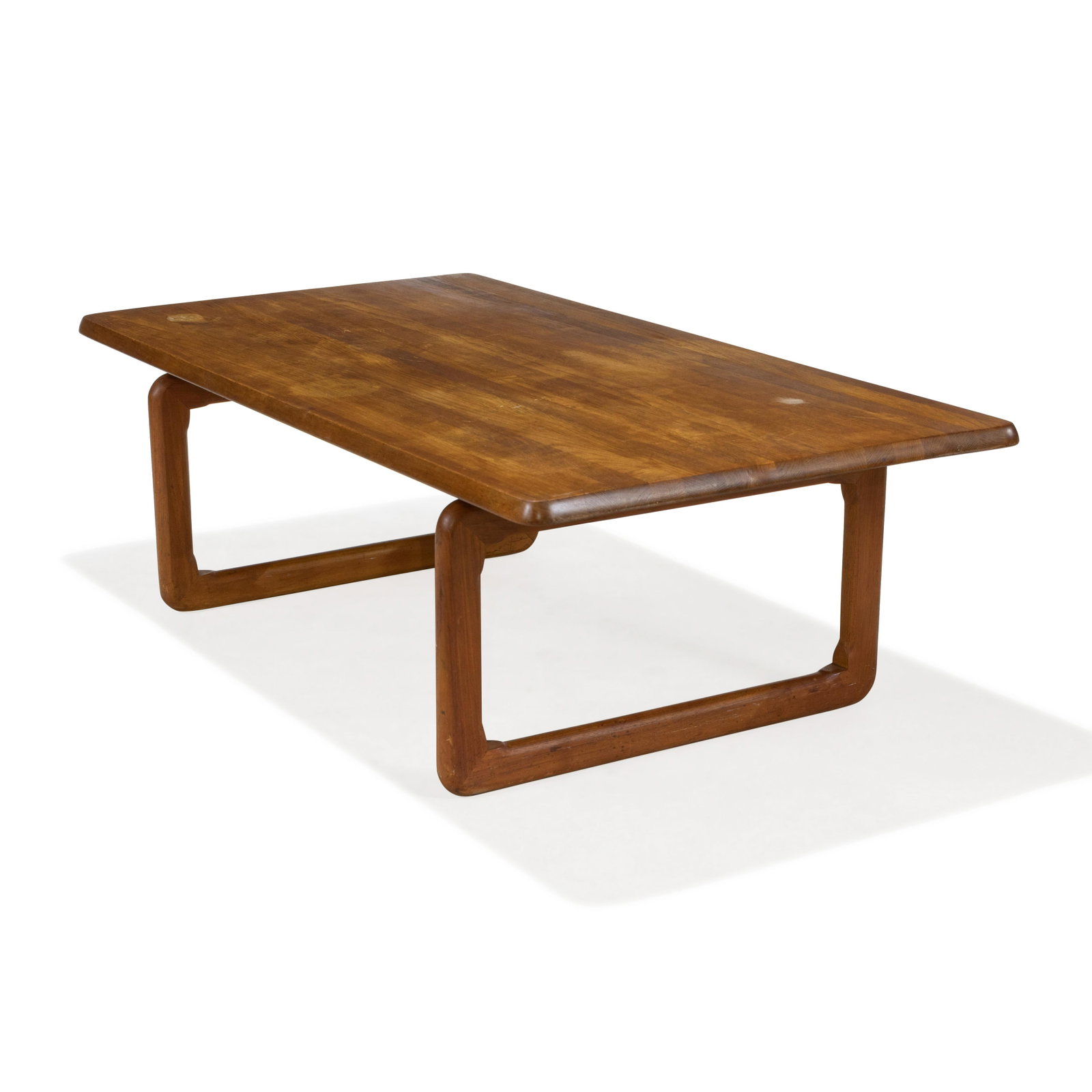 Danish Teak Coffee Table: Description - Danish teak coffee table. Dimensions - 17.5" x 54.5" x 28.5"