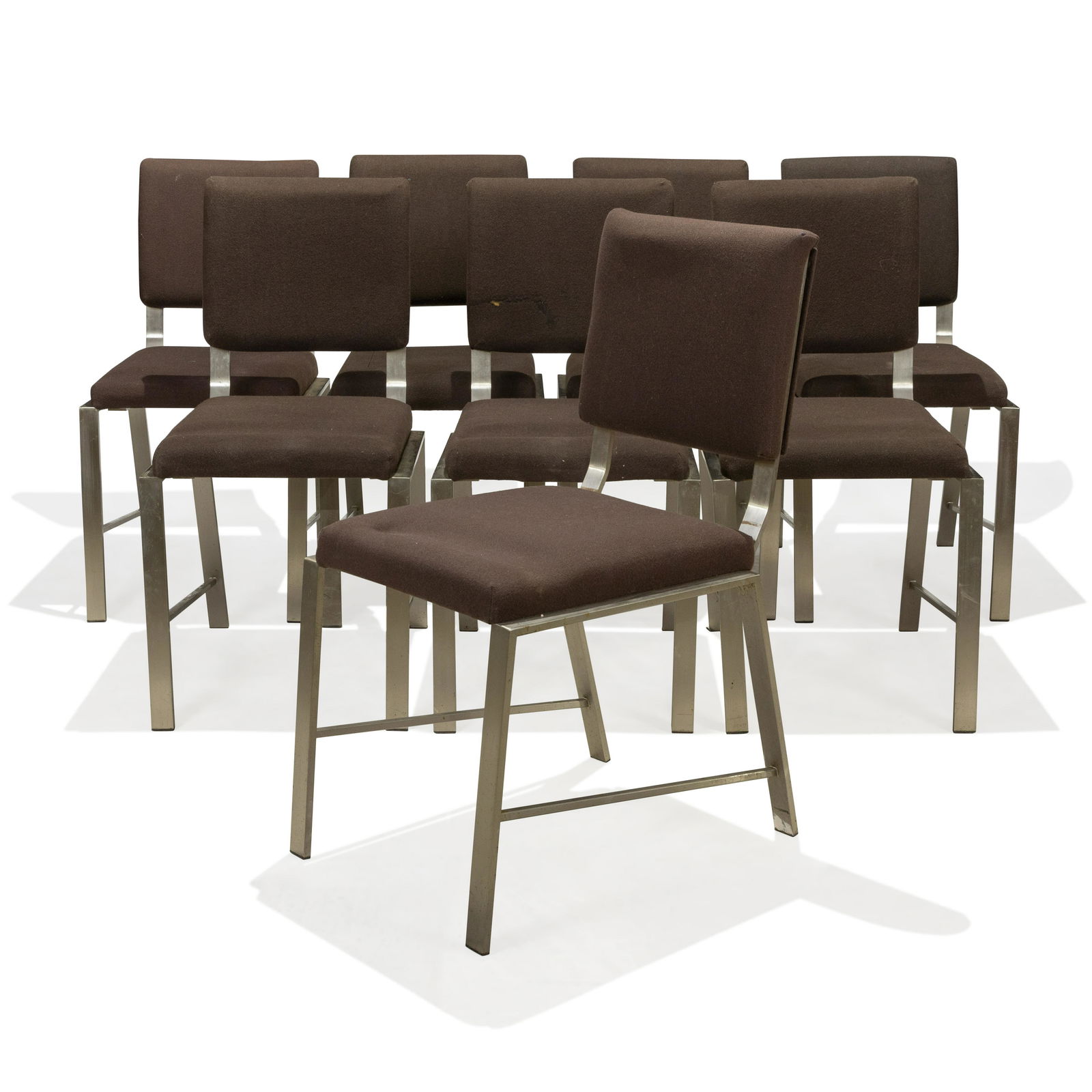 Industrial Style Iron Dining Chairs - Eight (1 of 3)