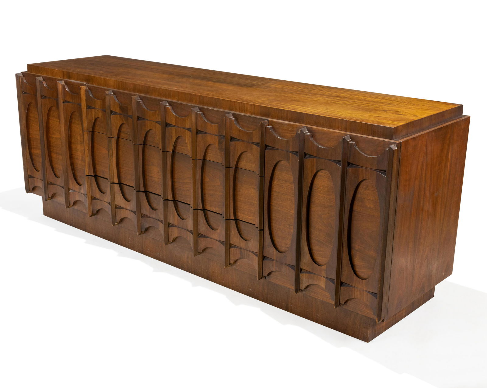 Brutalist Style - Walnut Dresser (1 of 2)