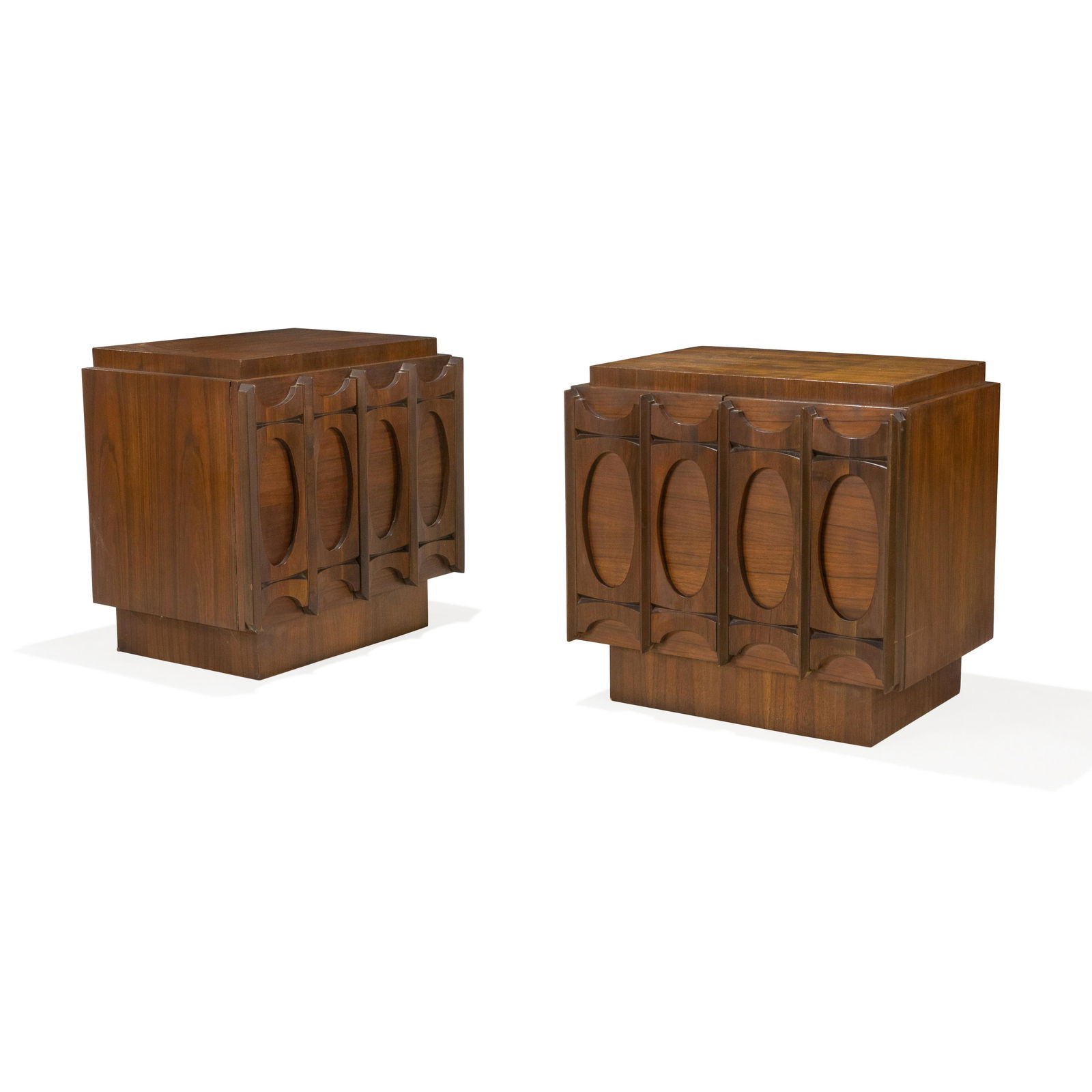 Brutalist Style - Walnut Night Stands (1 of 2)