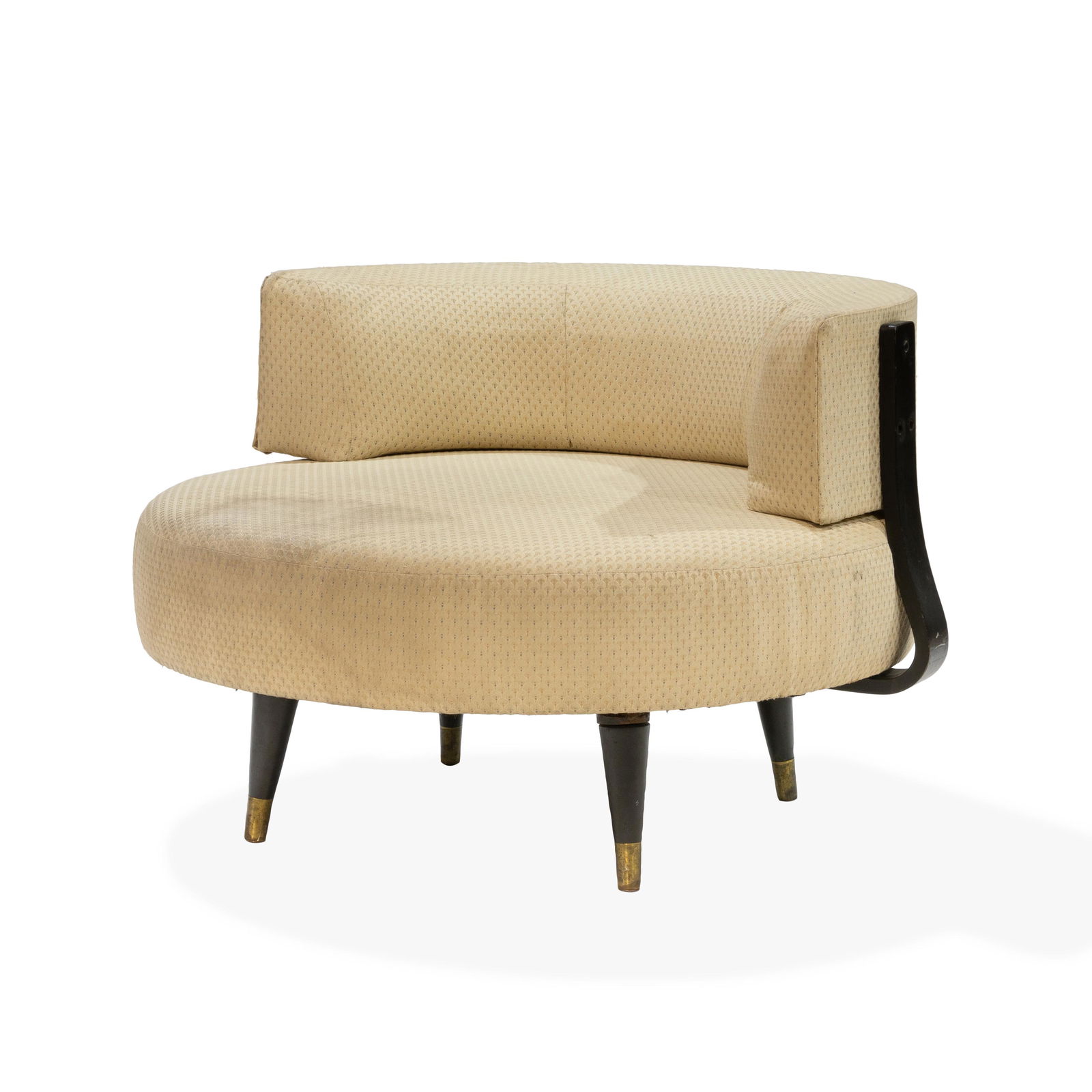 Adrian Pearsall - Craft Associates - 1426-RO Chair: Description - An Adrian Pearsall for Craft Associates 1426-RO swivel Chair. Dimensions - 26" x 38" x 38"