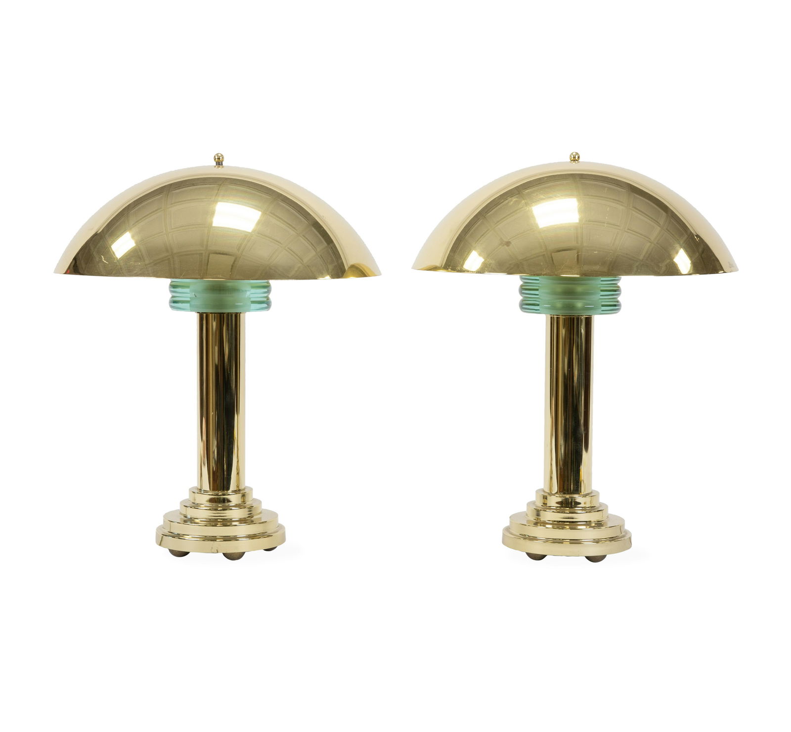 Karl Springer Style Brass Lamps (1 of 3)