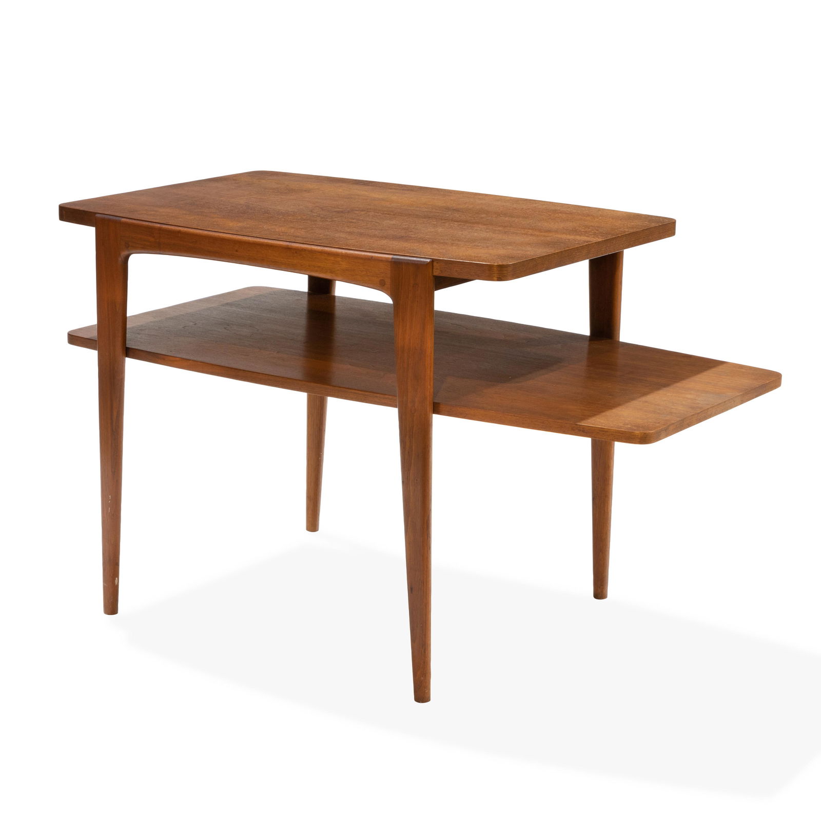 Bench Made Walnut Two Tier Table (1 of 2)