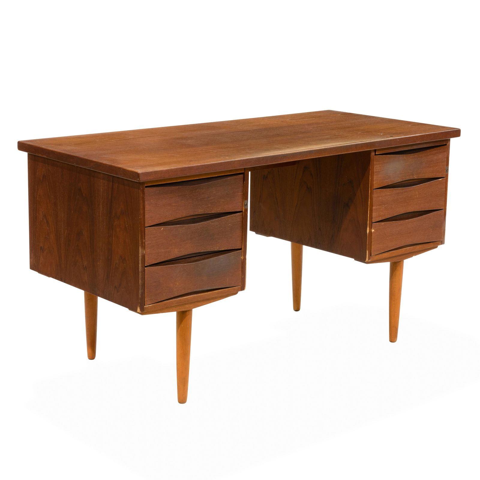 Danish Style Teak Desk (1 of 3)