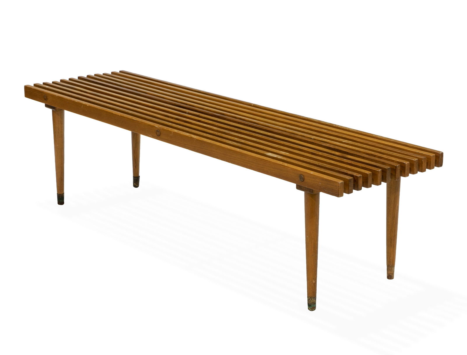Mid Century Slat Bench (1 of 3)