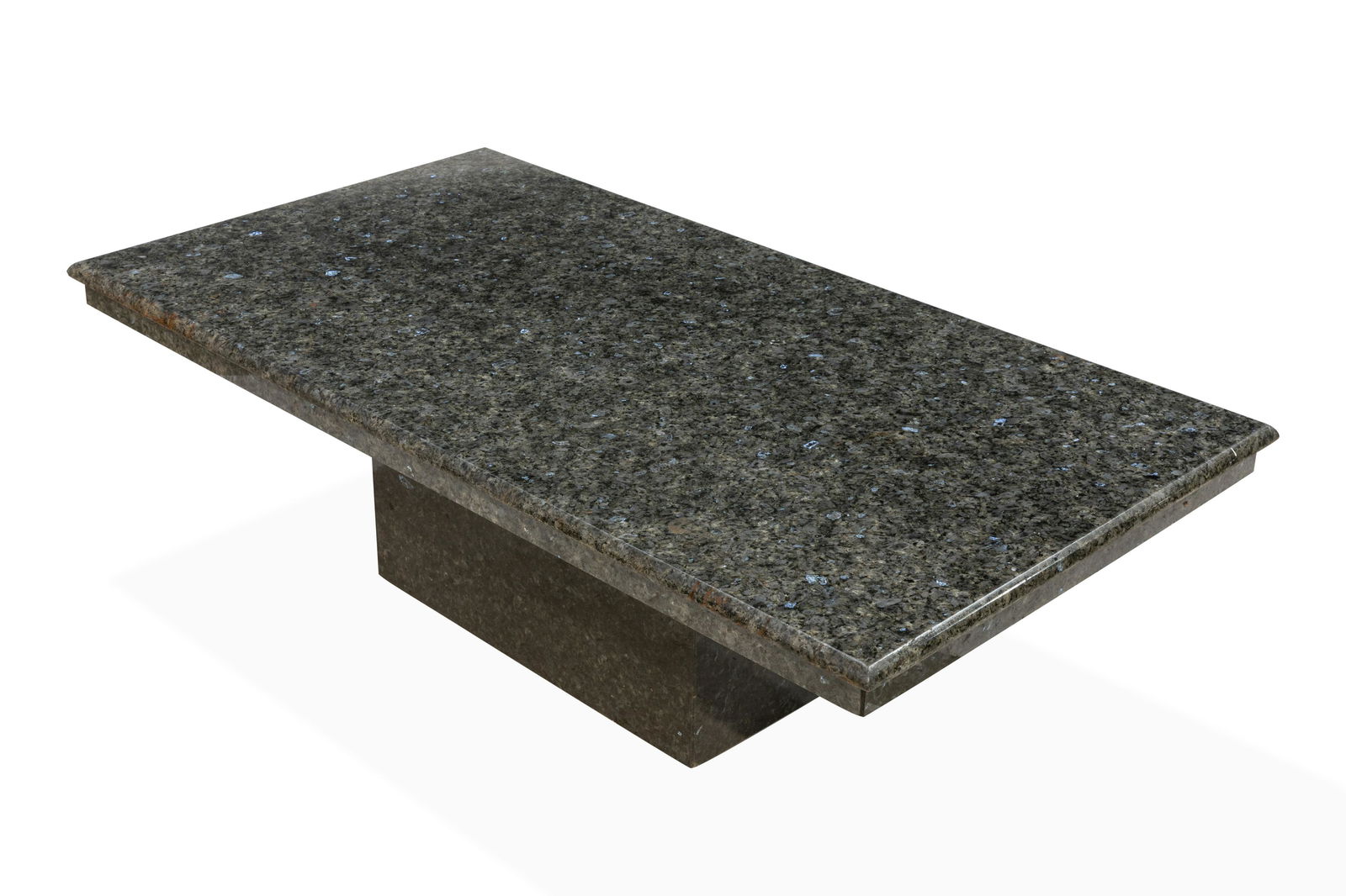 Granite Pedestal Coffee Table (1 of 2)