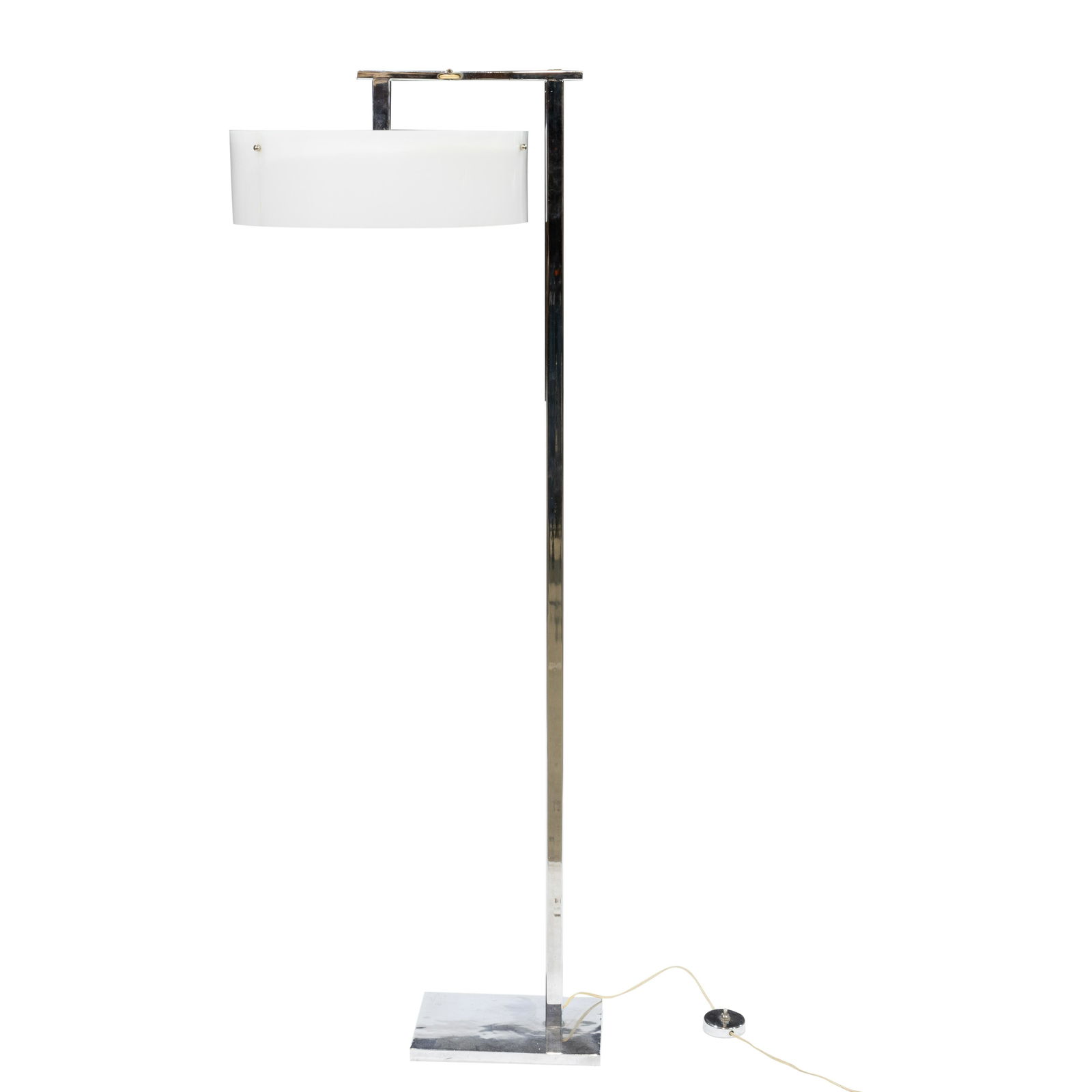 Kurt Versen - Chrome & Lucite Floor Lamp (1 of 3)