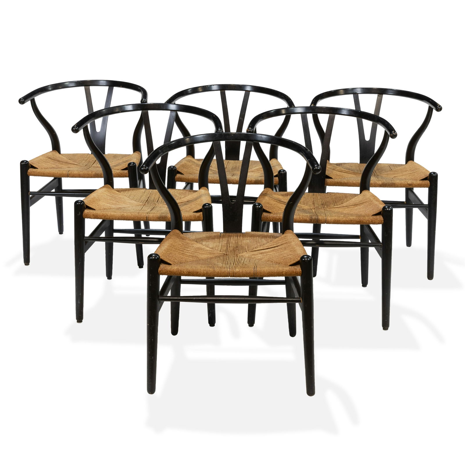 Hans Wegner - CH24 Wishbone Chairs - Six (1 of 5)