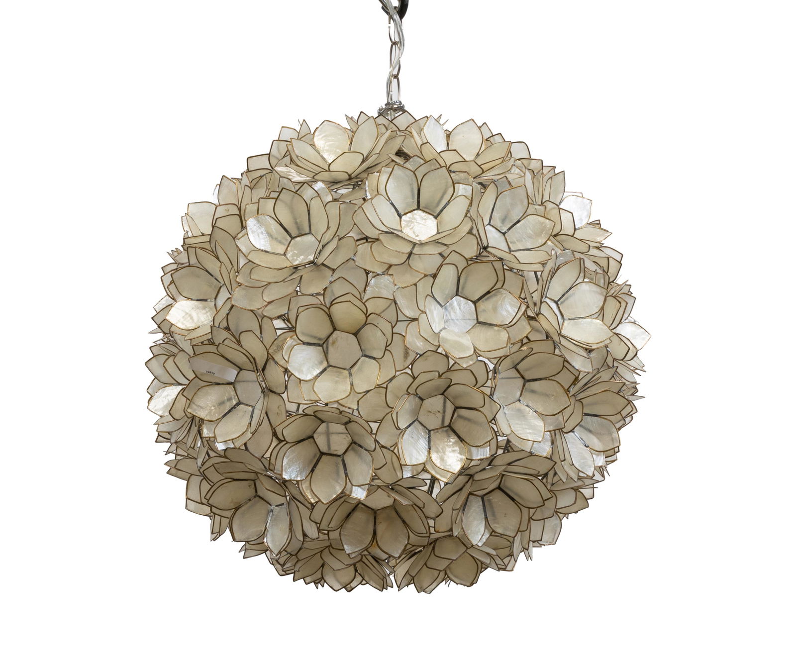 Capiz Shell Pendant Fixture (1 of 2)