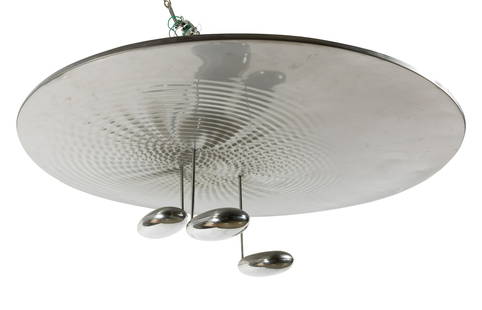 Ross Lovegrove - Artemide - Droplet Light Fixture: Description - An Artemide "Droplet" light fixture by Ross Lovegrove. Dimensions - 12" x 43"