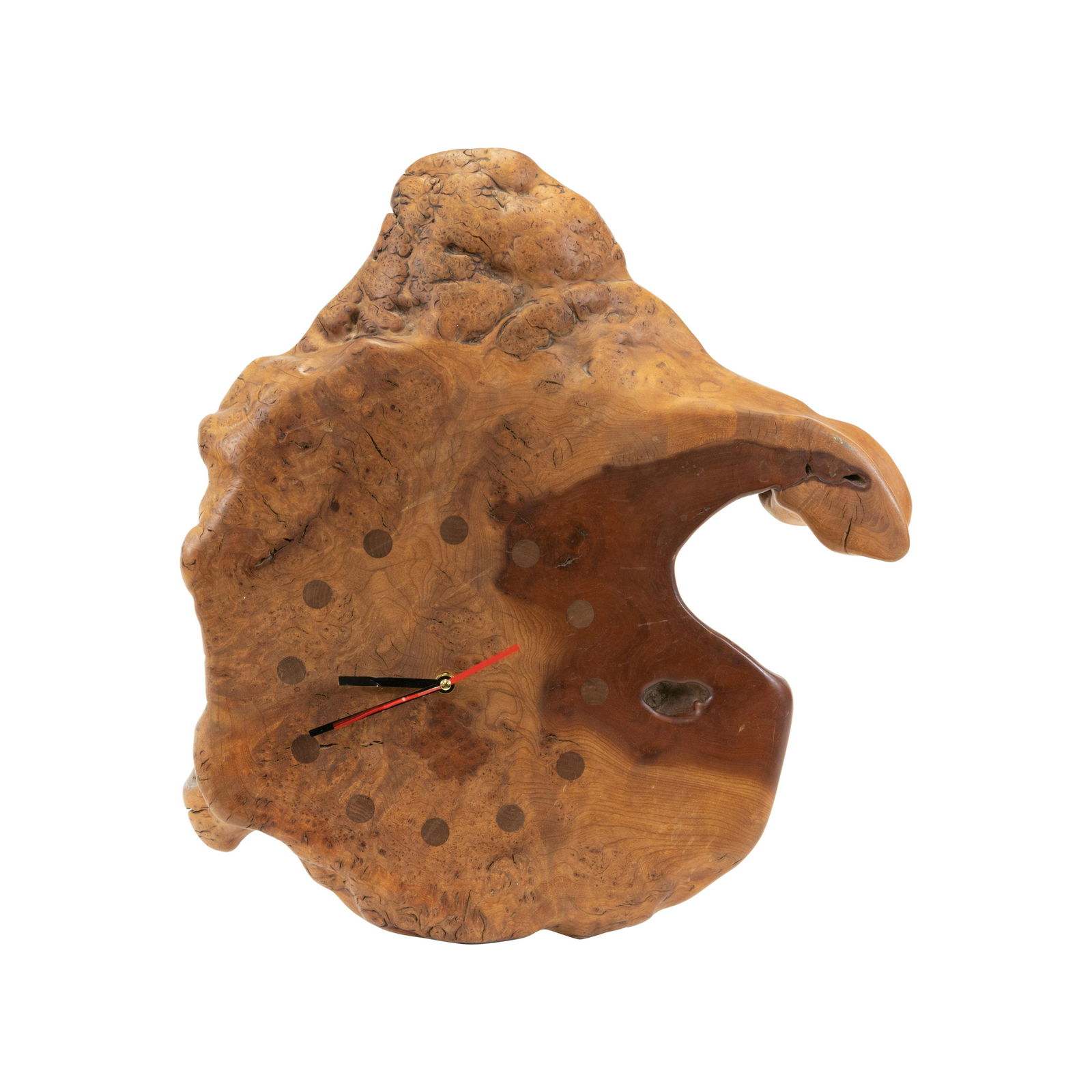 American Studio - Cherry Burl Wall Clock (1 of 3)