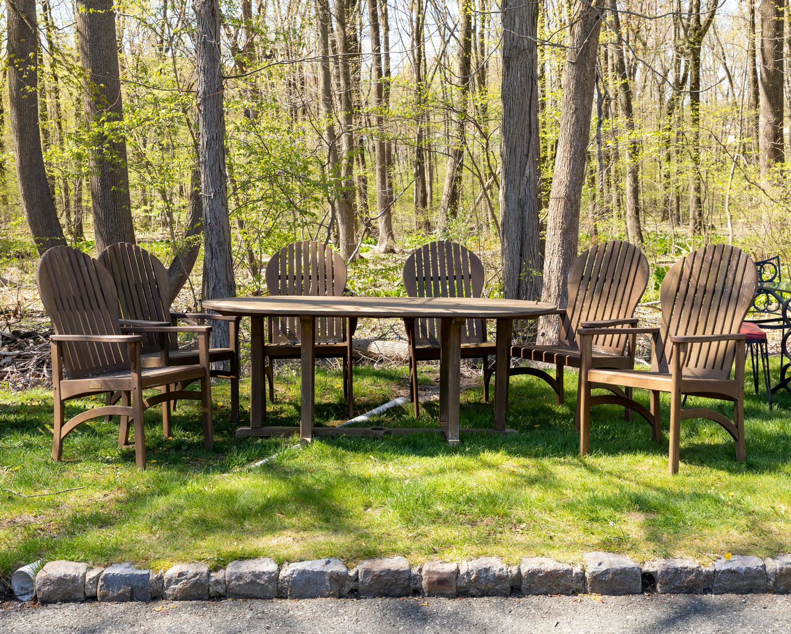 Kingsley Bate - Teak Table & Six Arm Chairs (1 of 3)