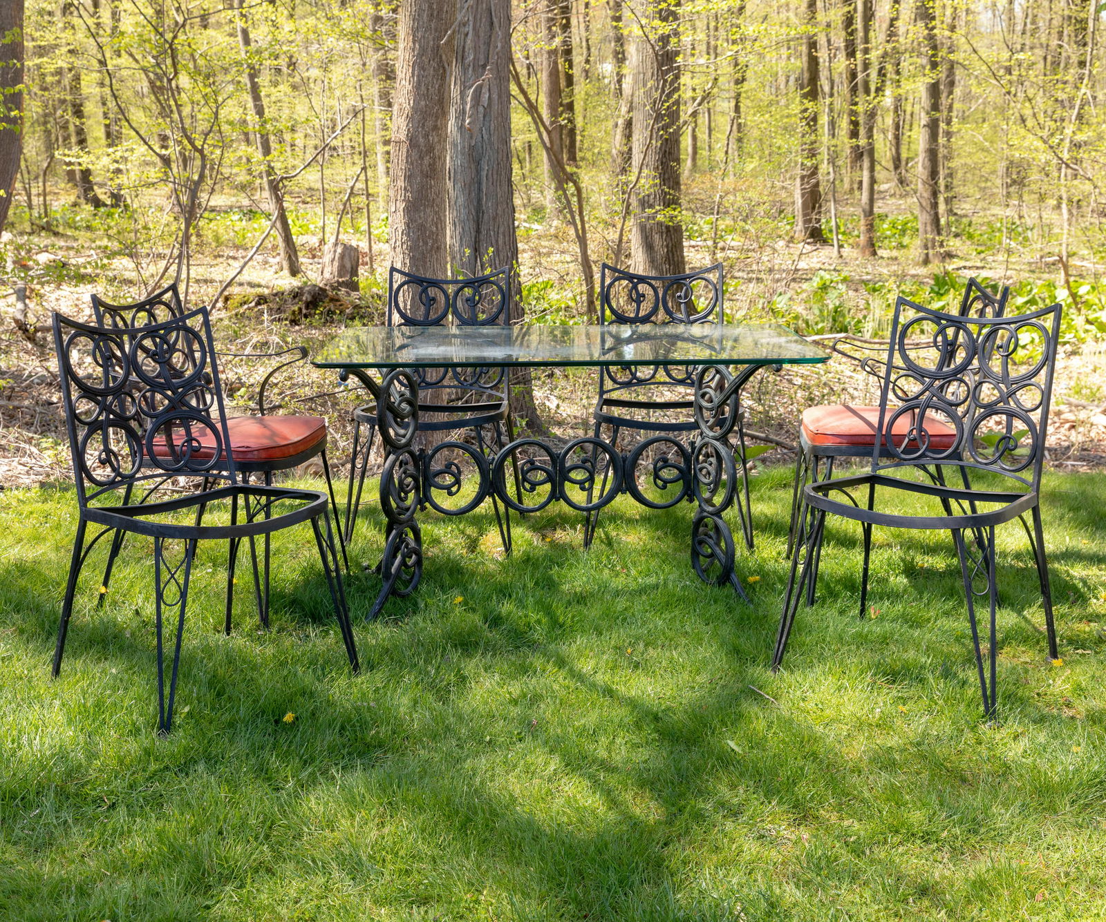 Mid Century Iron Patio Set (1 of 3)