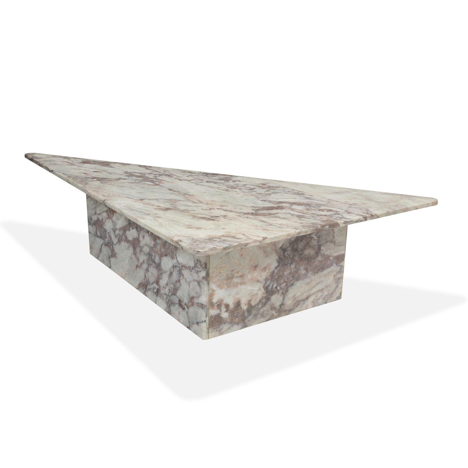 Triangular Marble Coffee Table (1 of 3)