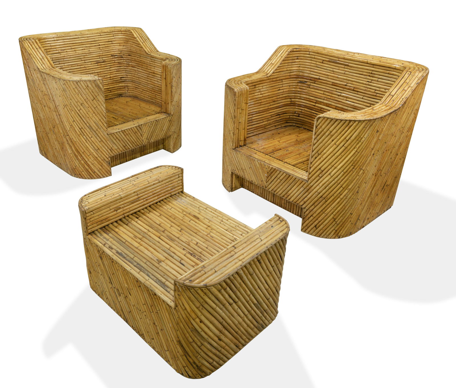 Gabriella Crespi Style - Rattan Lounge Chairs (1 of 5)