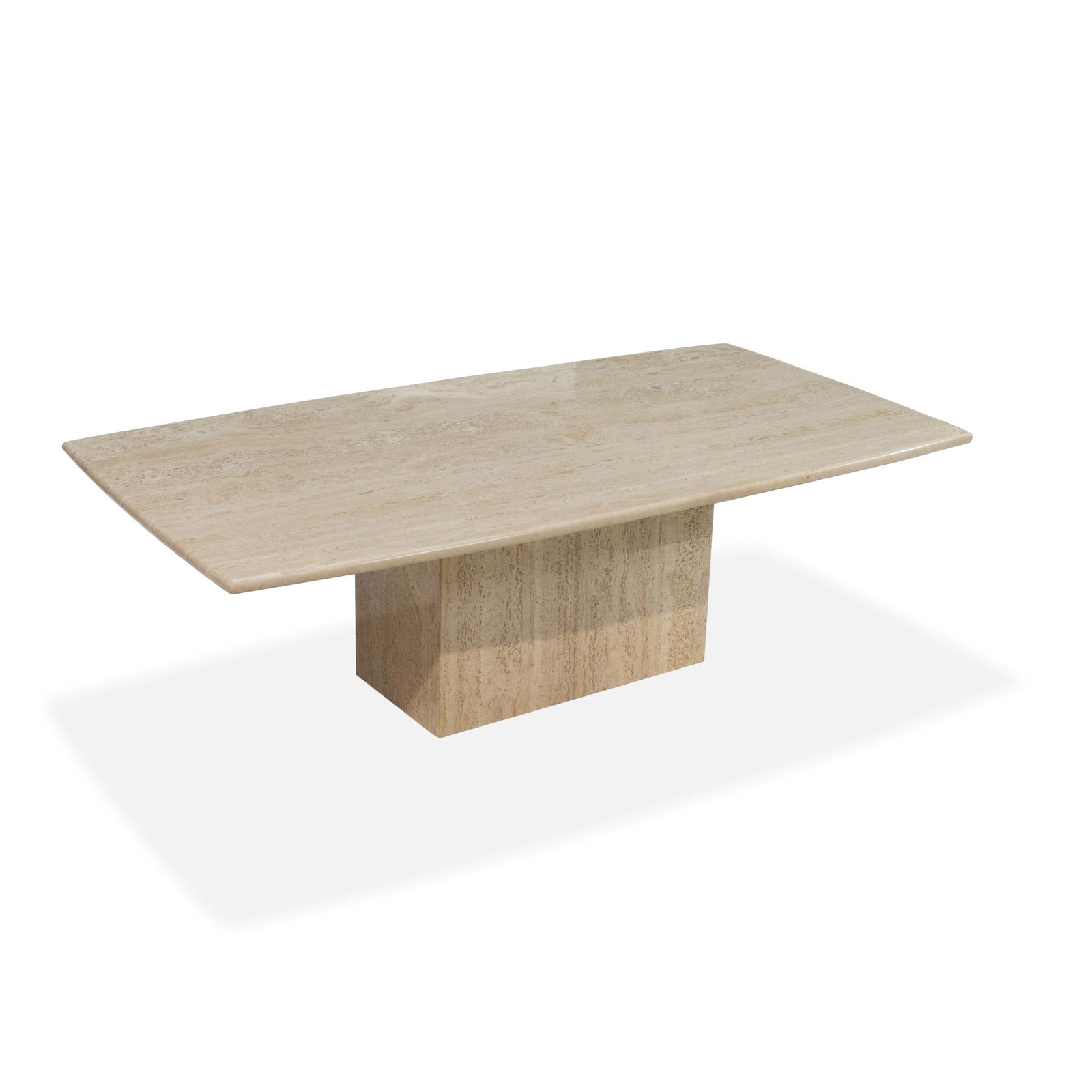 Travertine Surfboard Style Coffee Table (1 of 2)