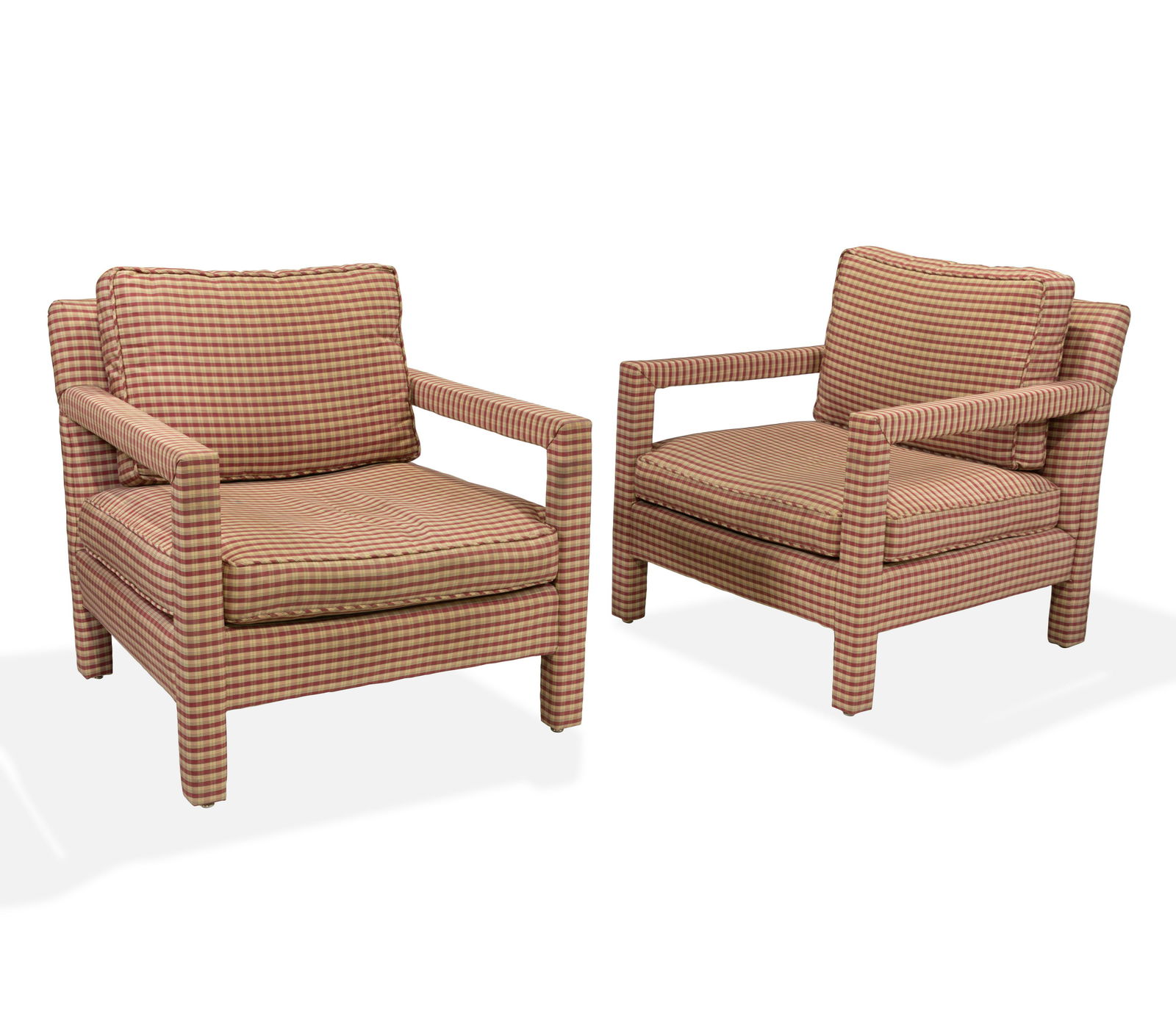 Milo Baughman Style - Parsons Chairs (1 of 2)