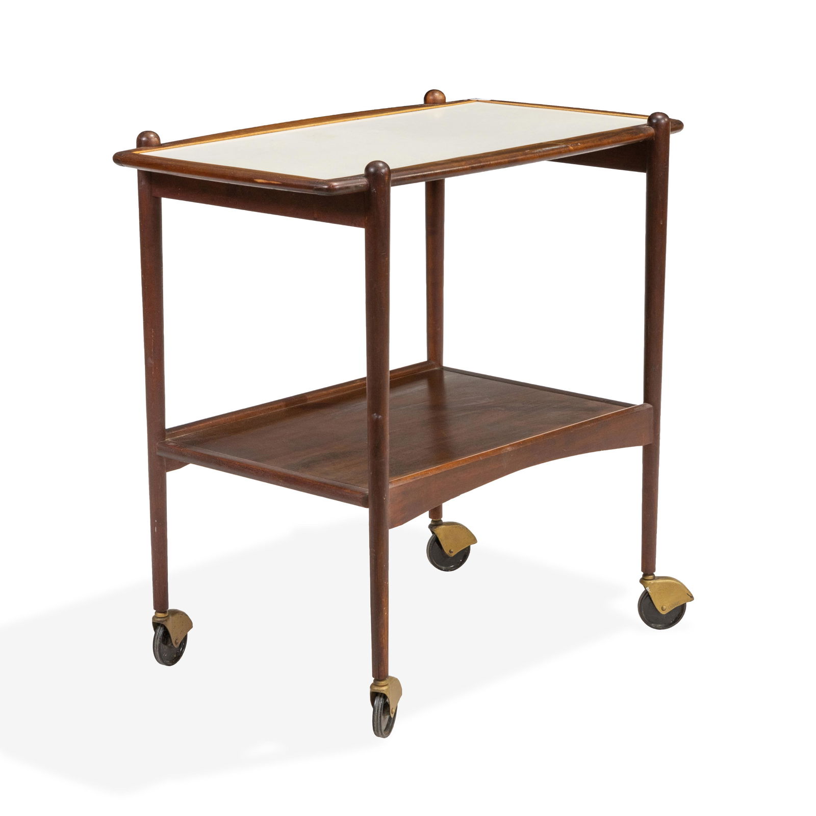 Danish Style Teak Serving Cart (1 of 2)