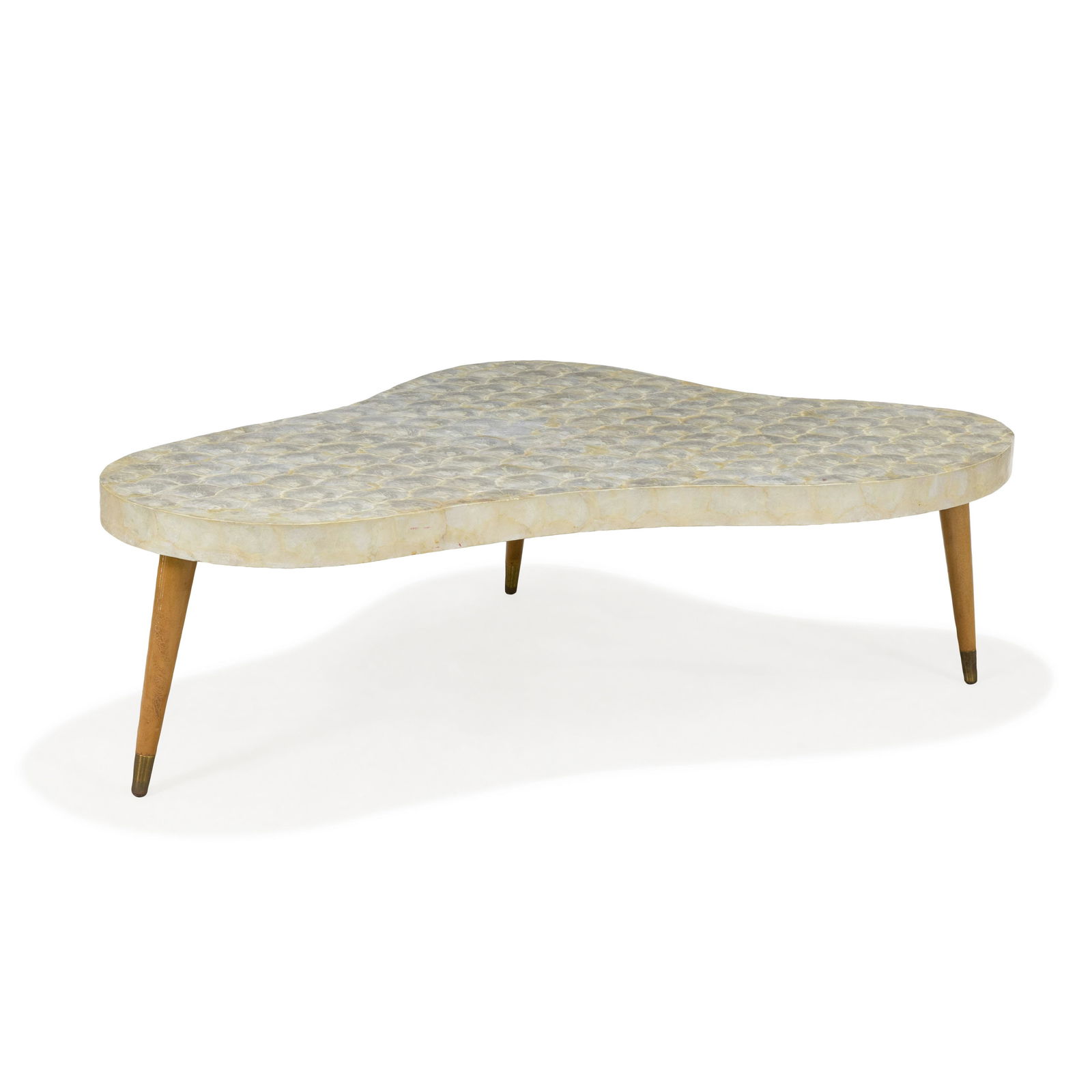 Biomorphic Capiz Shell Coffee Table (1 of 6)
